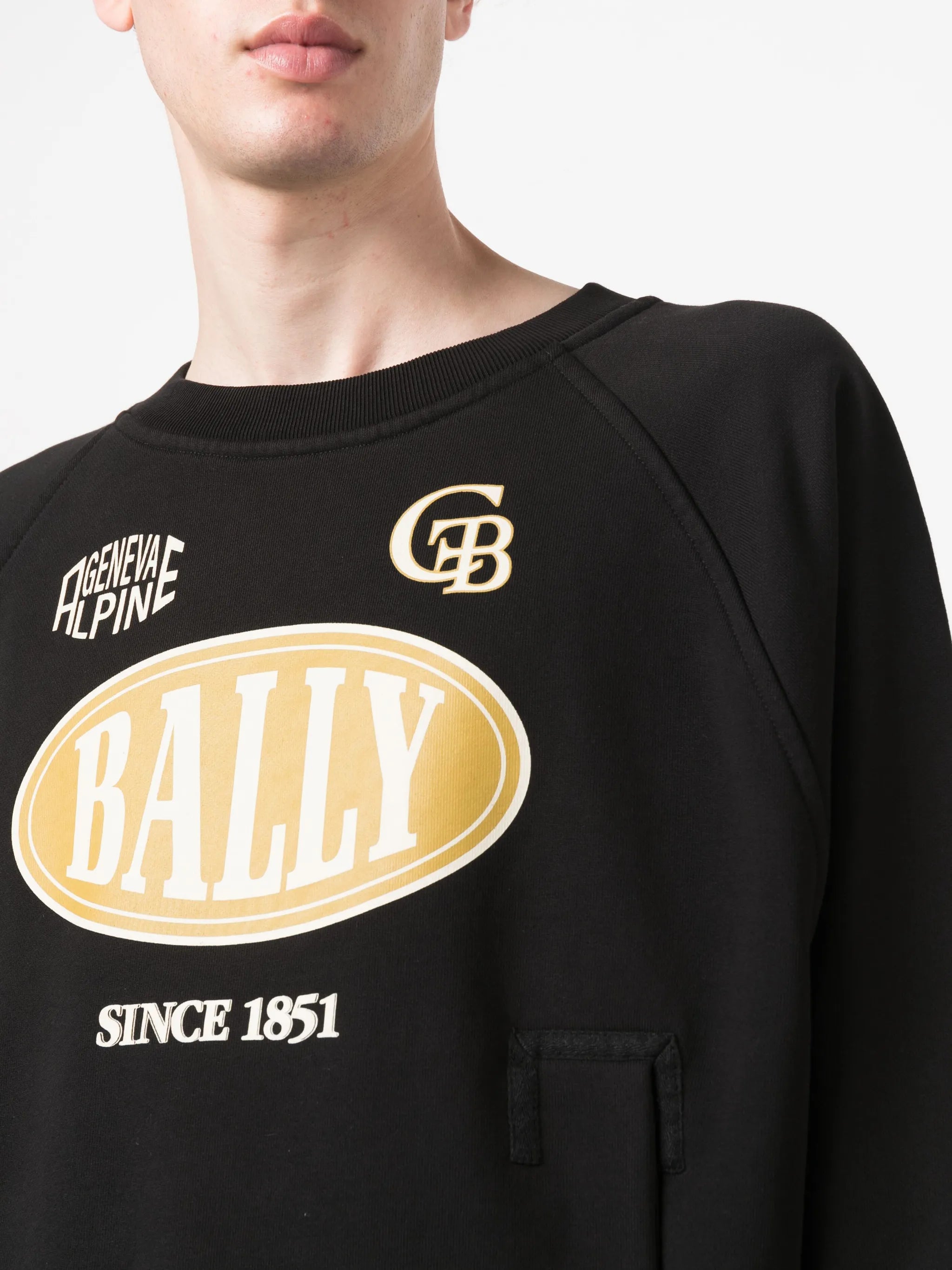 logo-print cotton sweatshirt