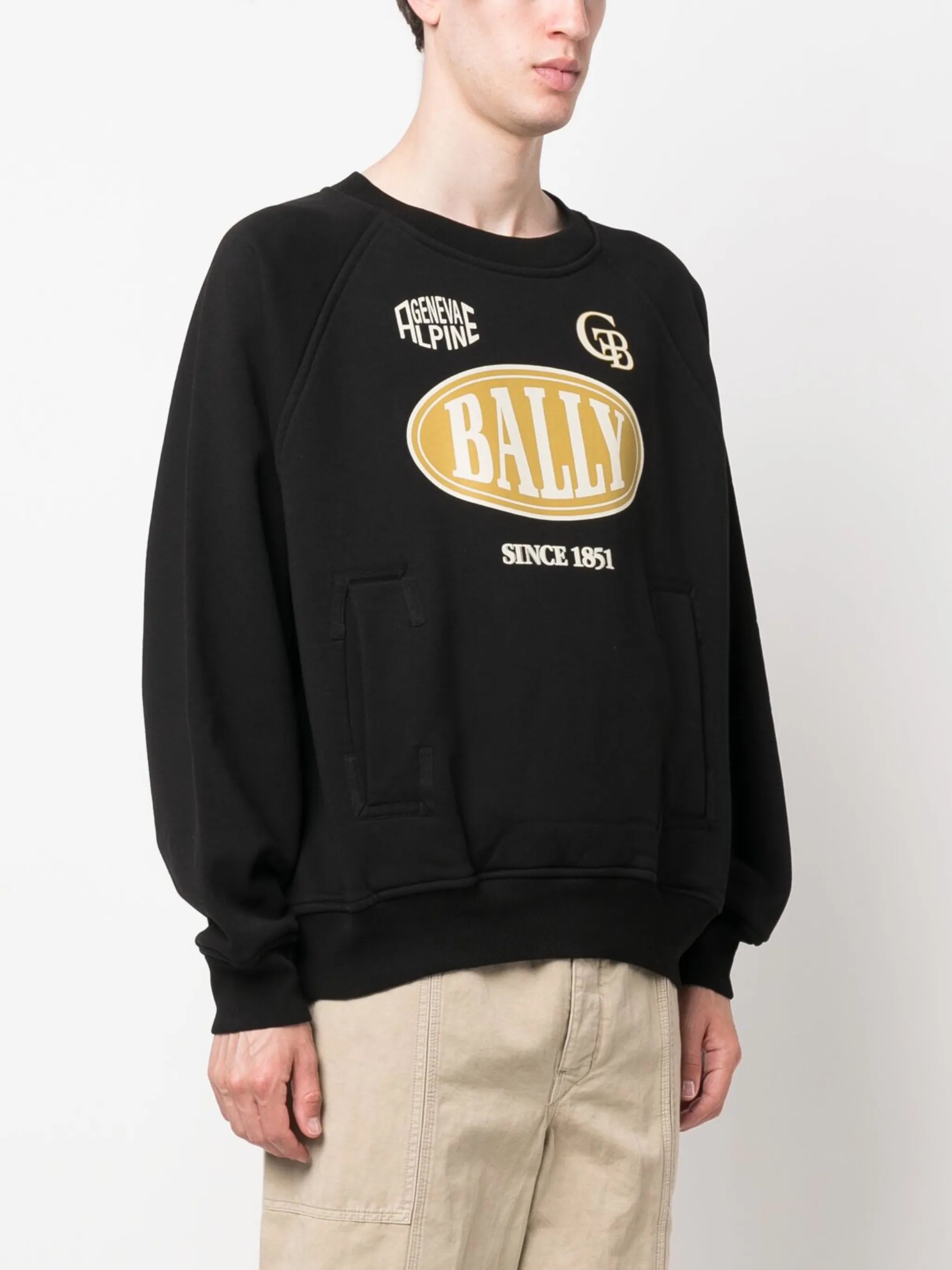 logo-print cotton sweatshirt