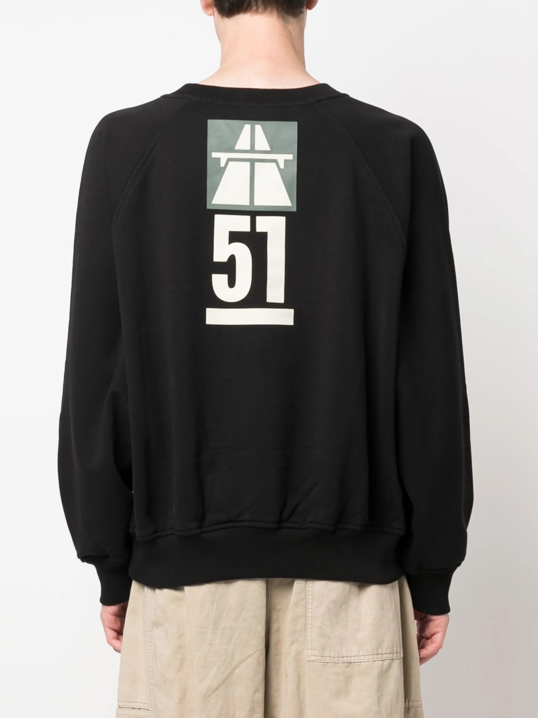 logo-print cotton sweatshirt