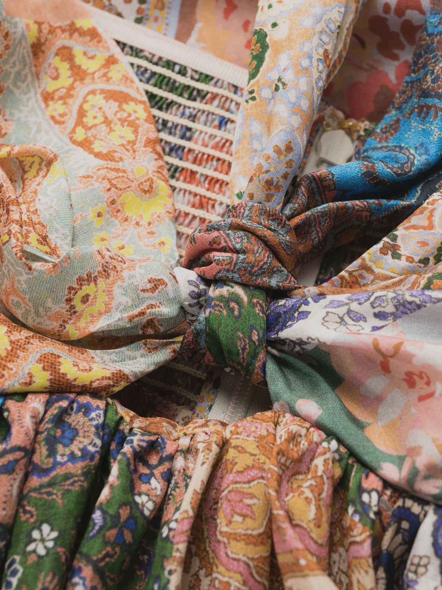 Devi paisley-print halterneck dress