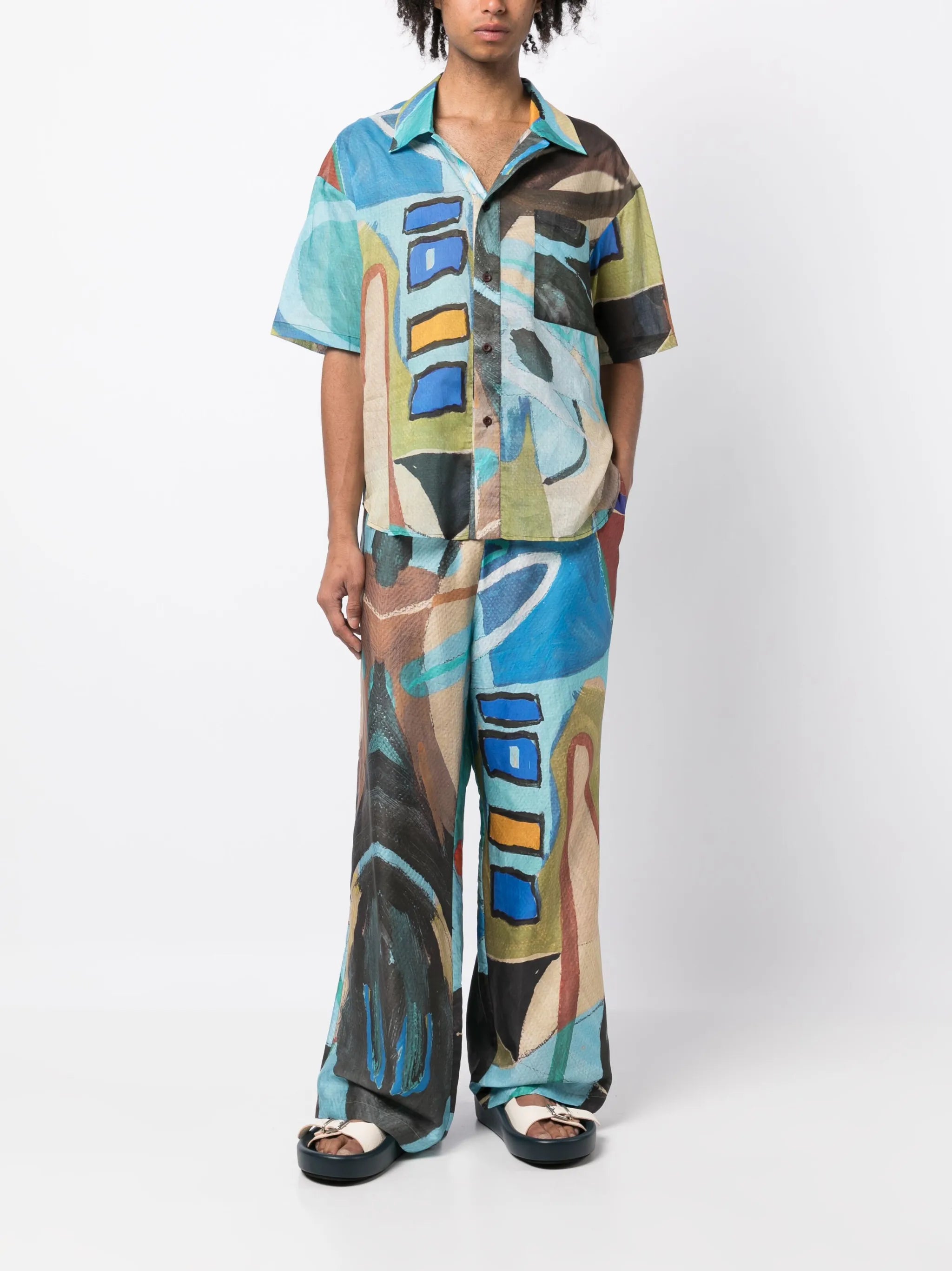 Tools Print Sociale trousers