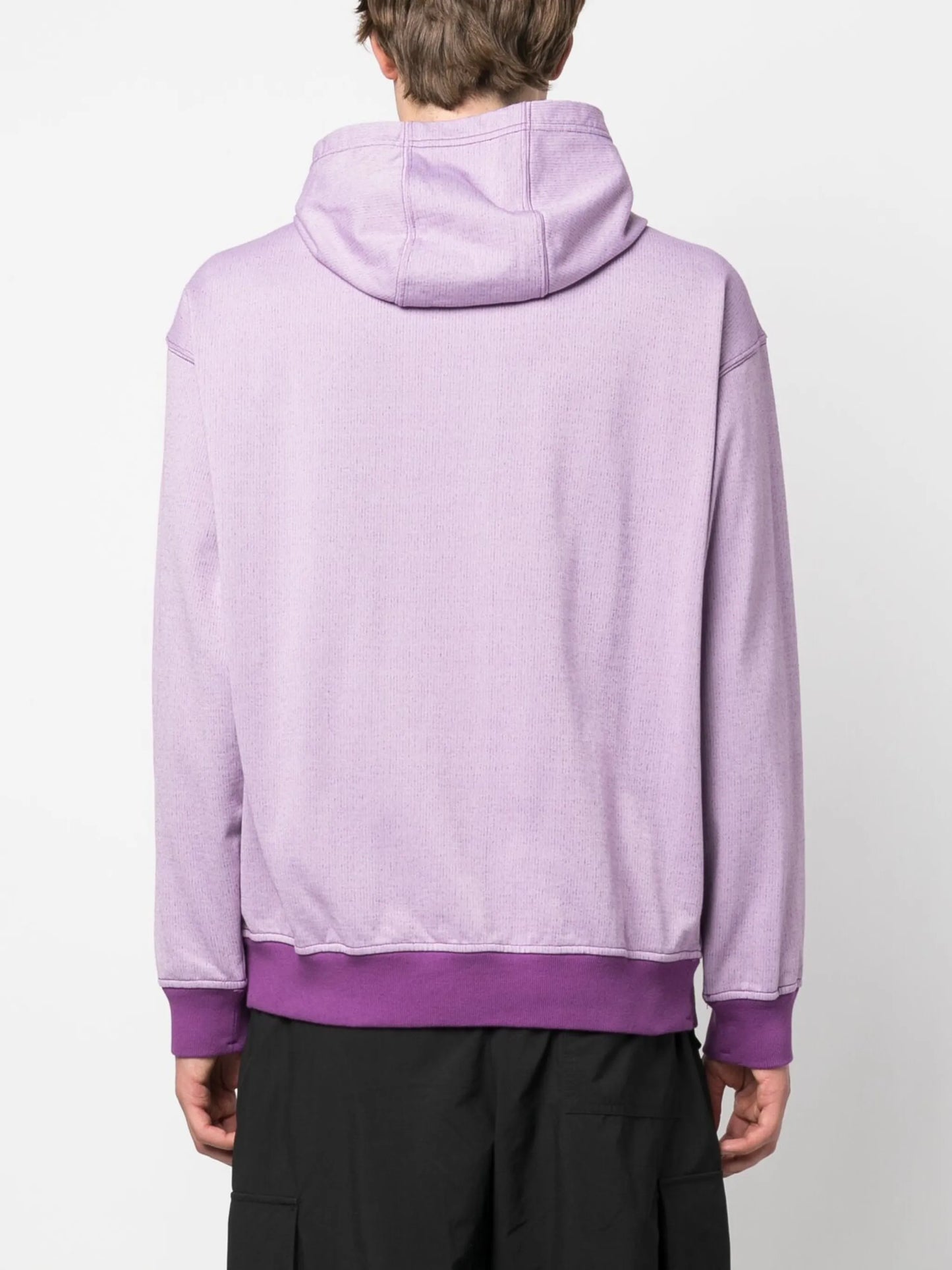 logo-print drawstring hoodie