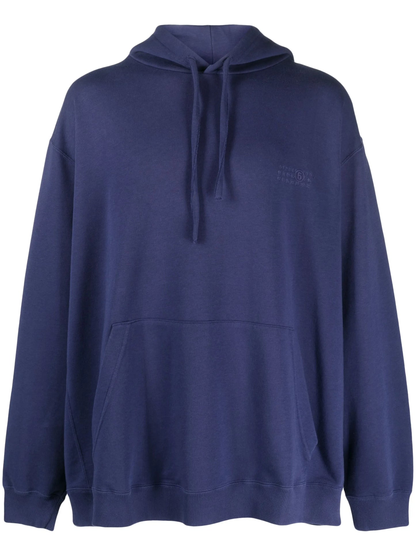 embroidered-logo cotton hoodie