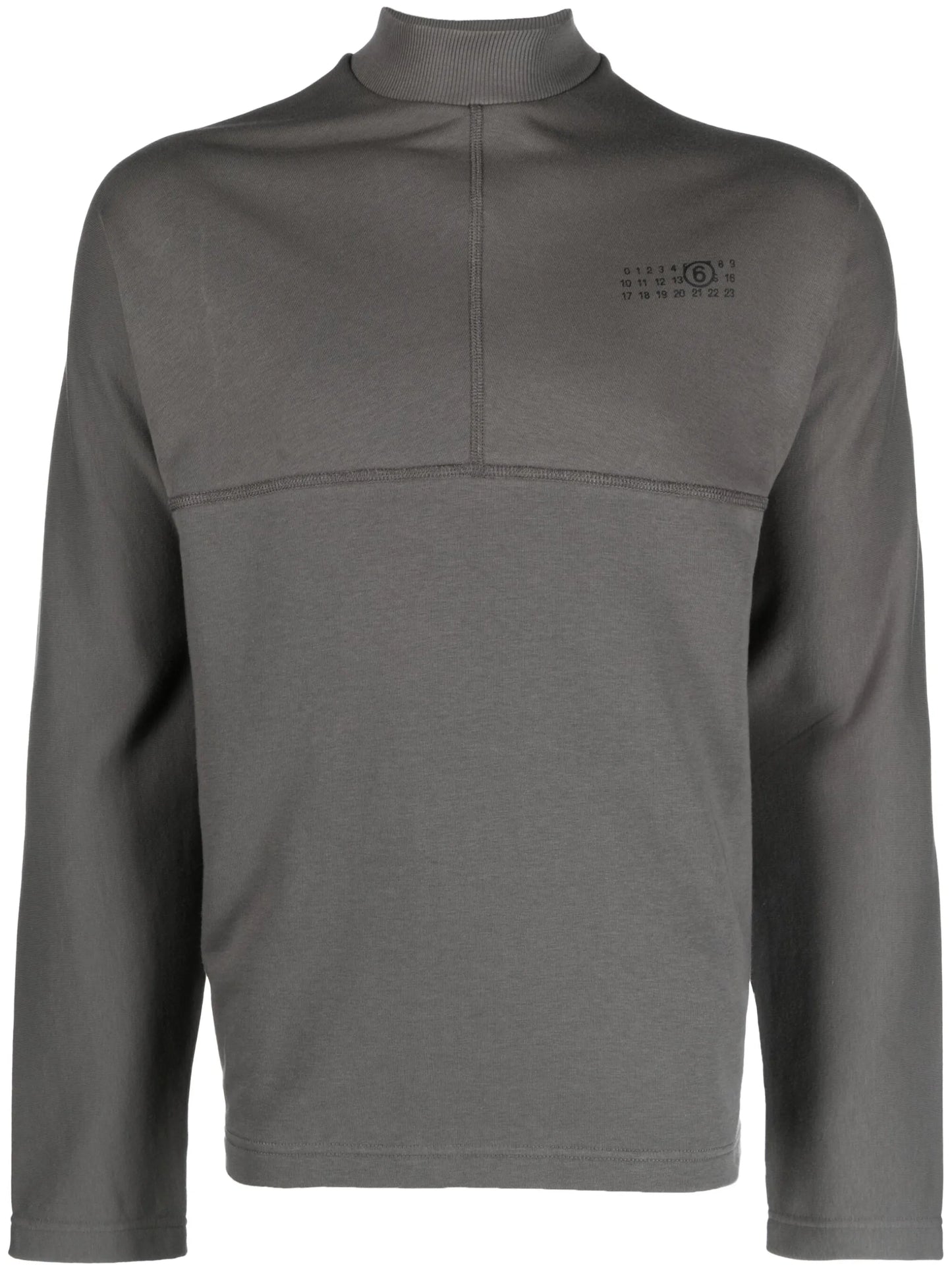 logo-print high-neck sweatshirt