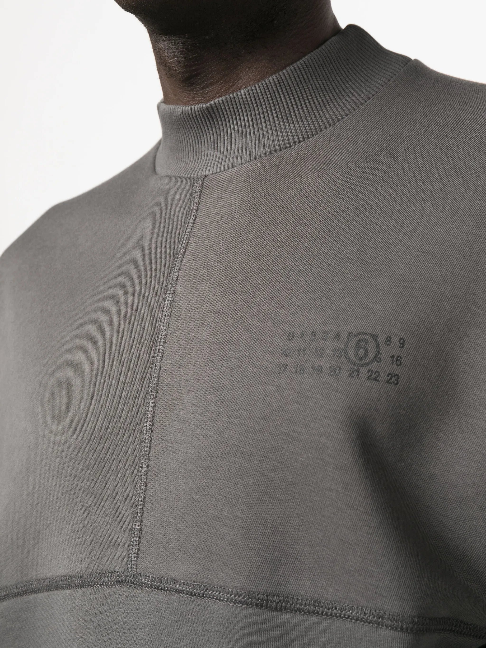 logo-print high-neck sweatshirt