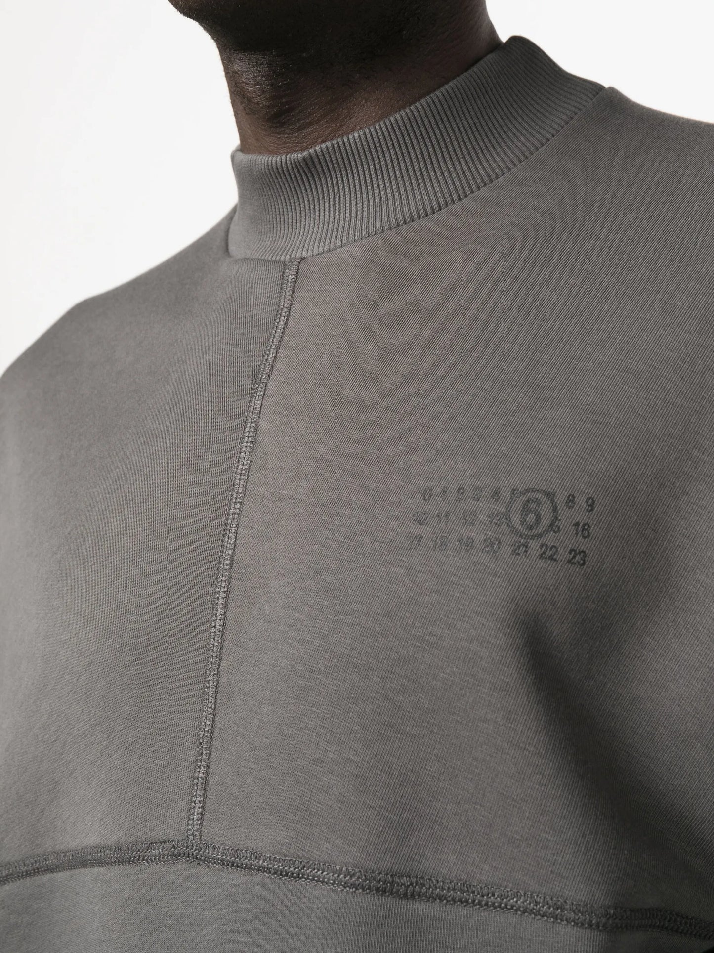 logo-print high-neck sweatshirt