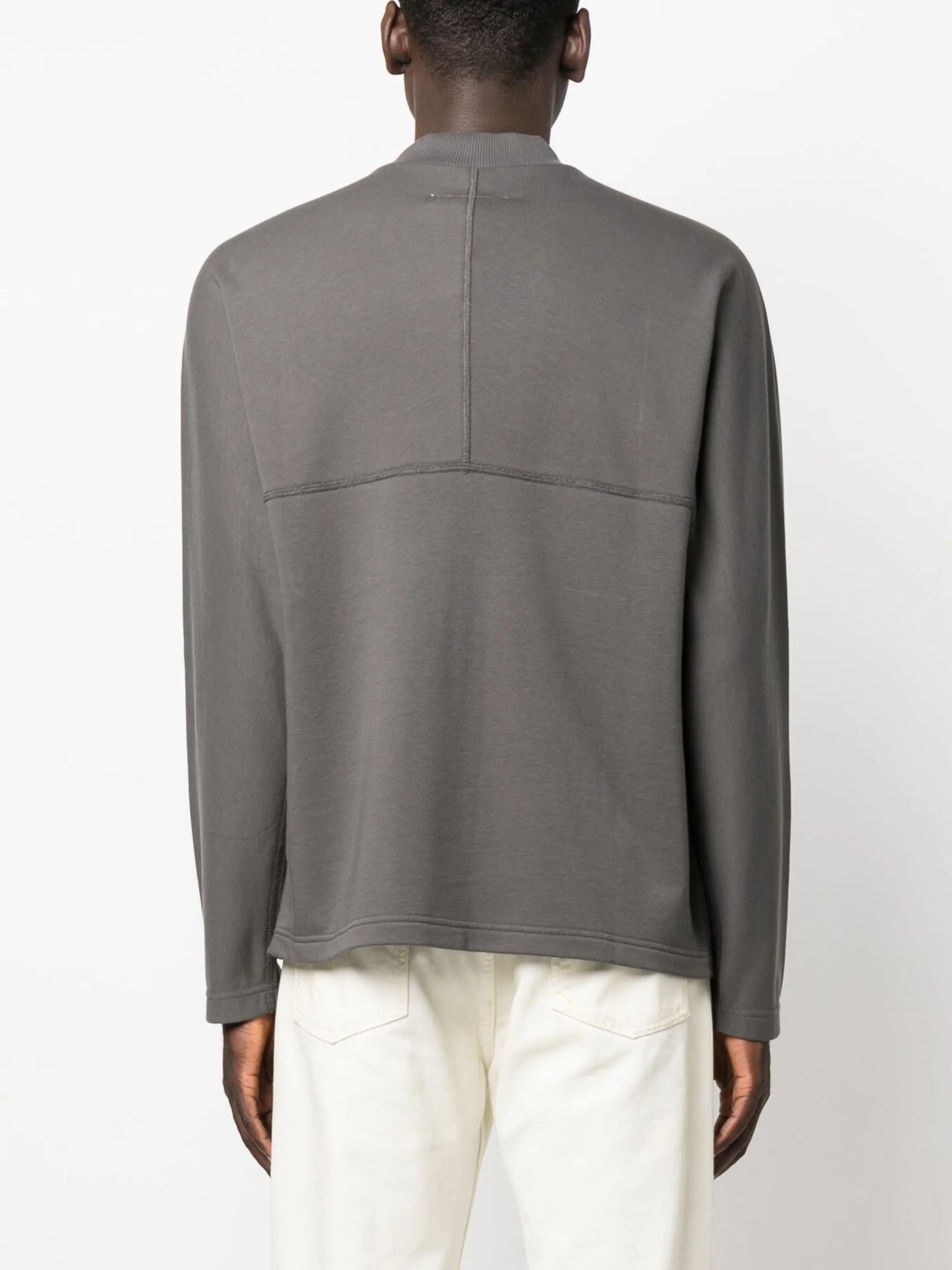 logo-print high-neck sweatshirt