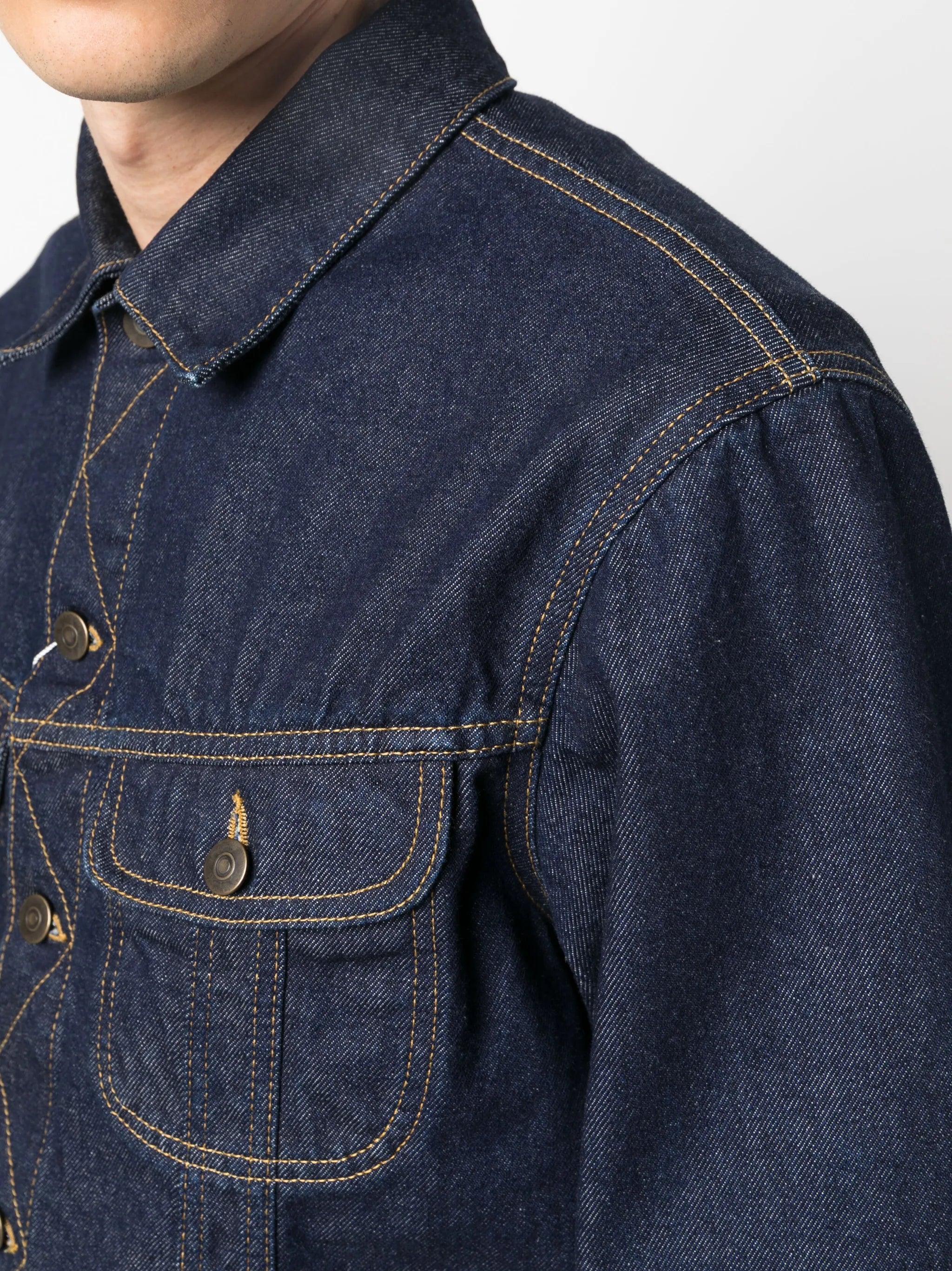 long-sleeve denim jacket