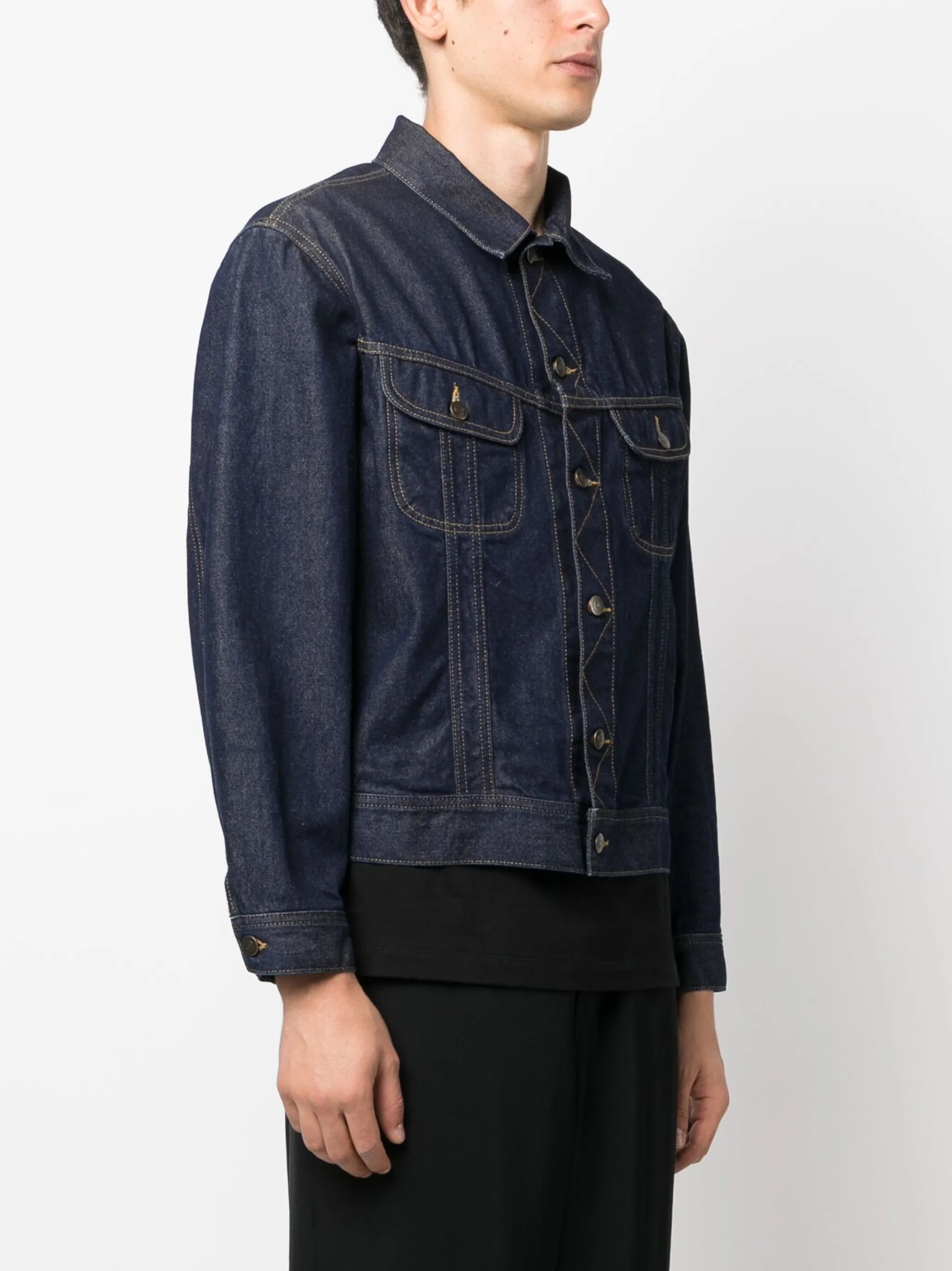 long-sleeve denim jacket