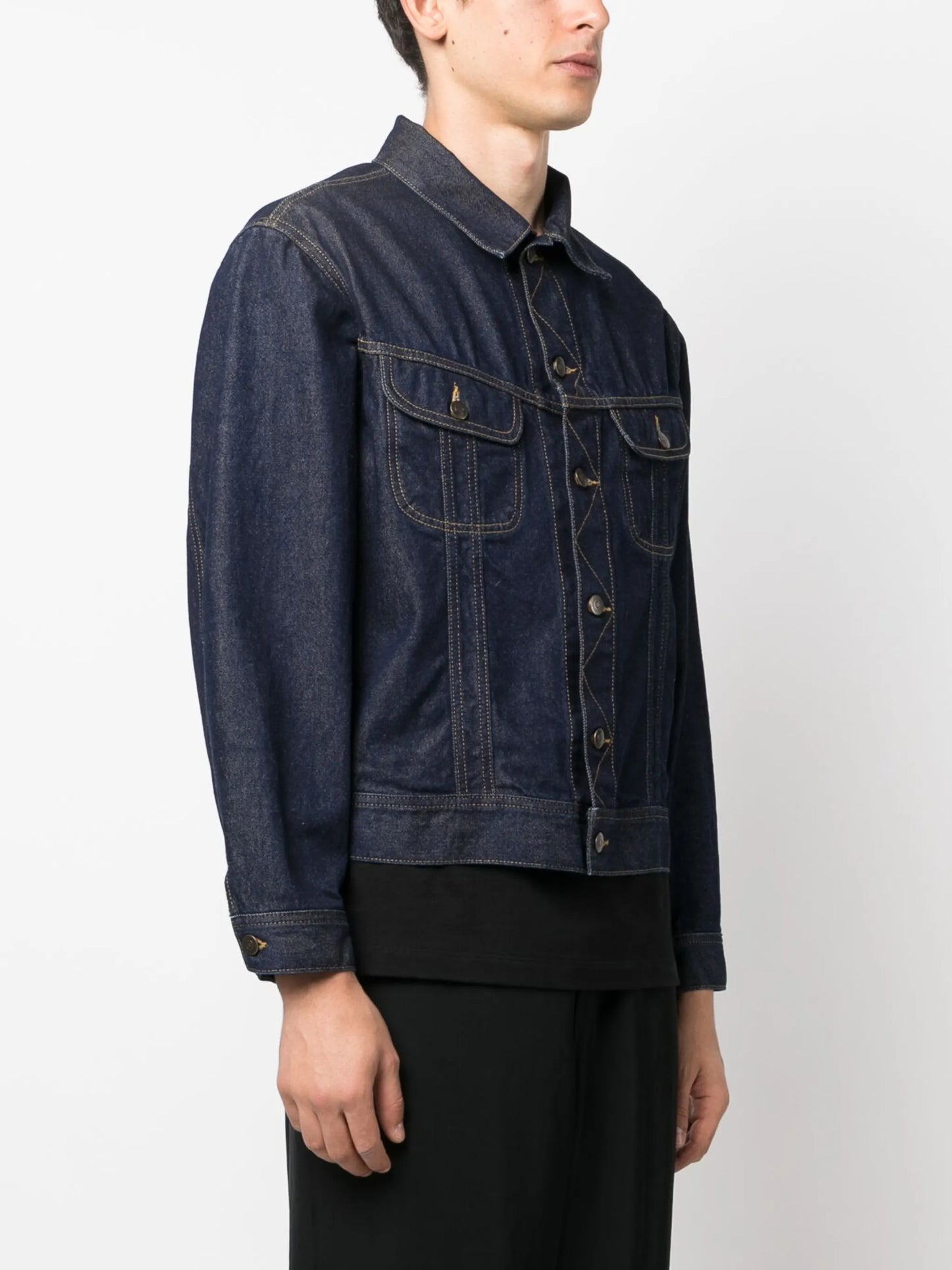 long-sleeve denim jacket