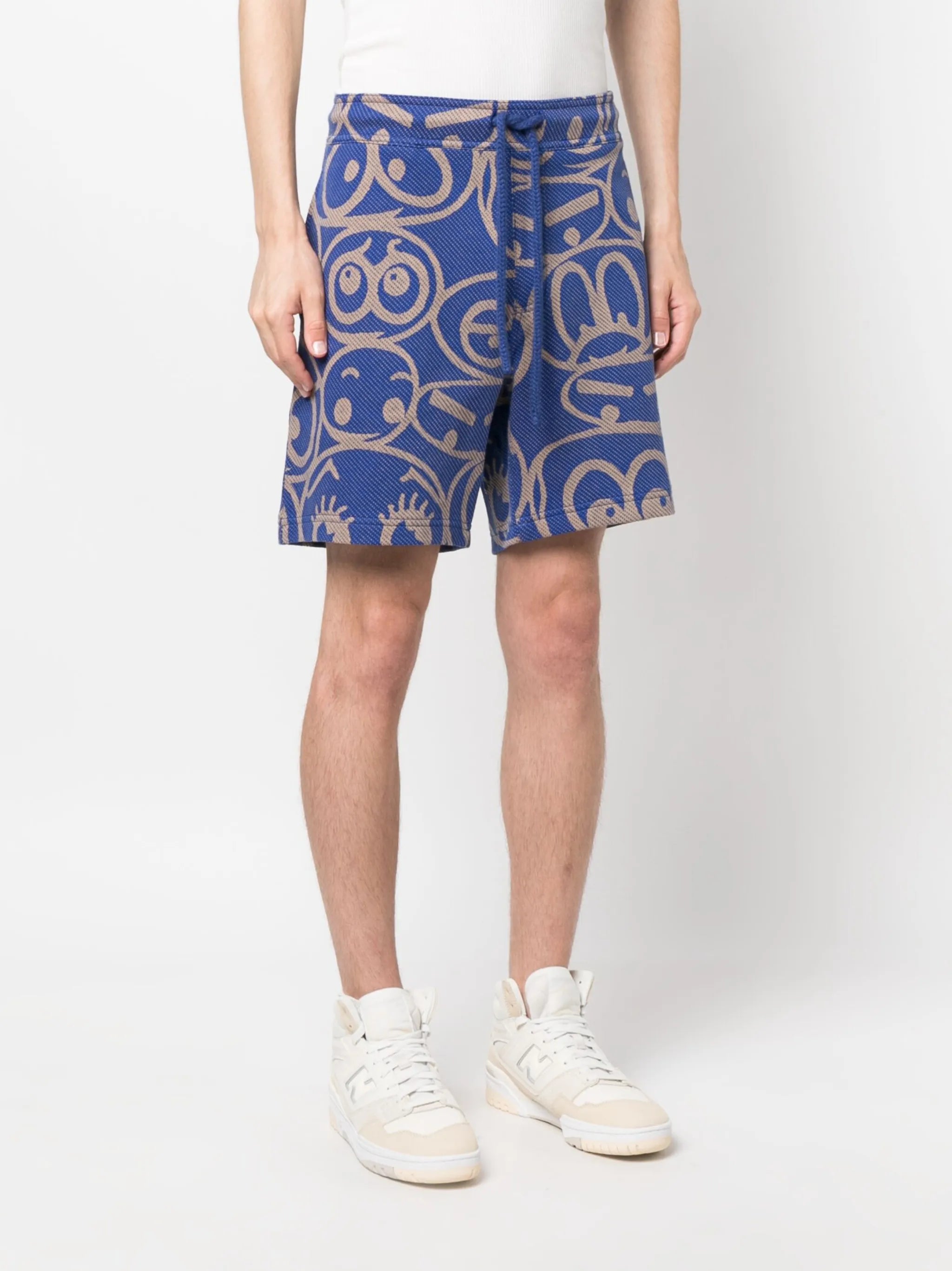 graphic-print bermuda shorts