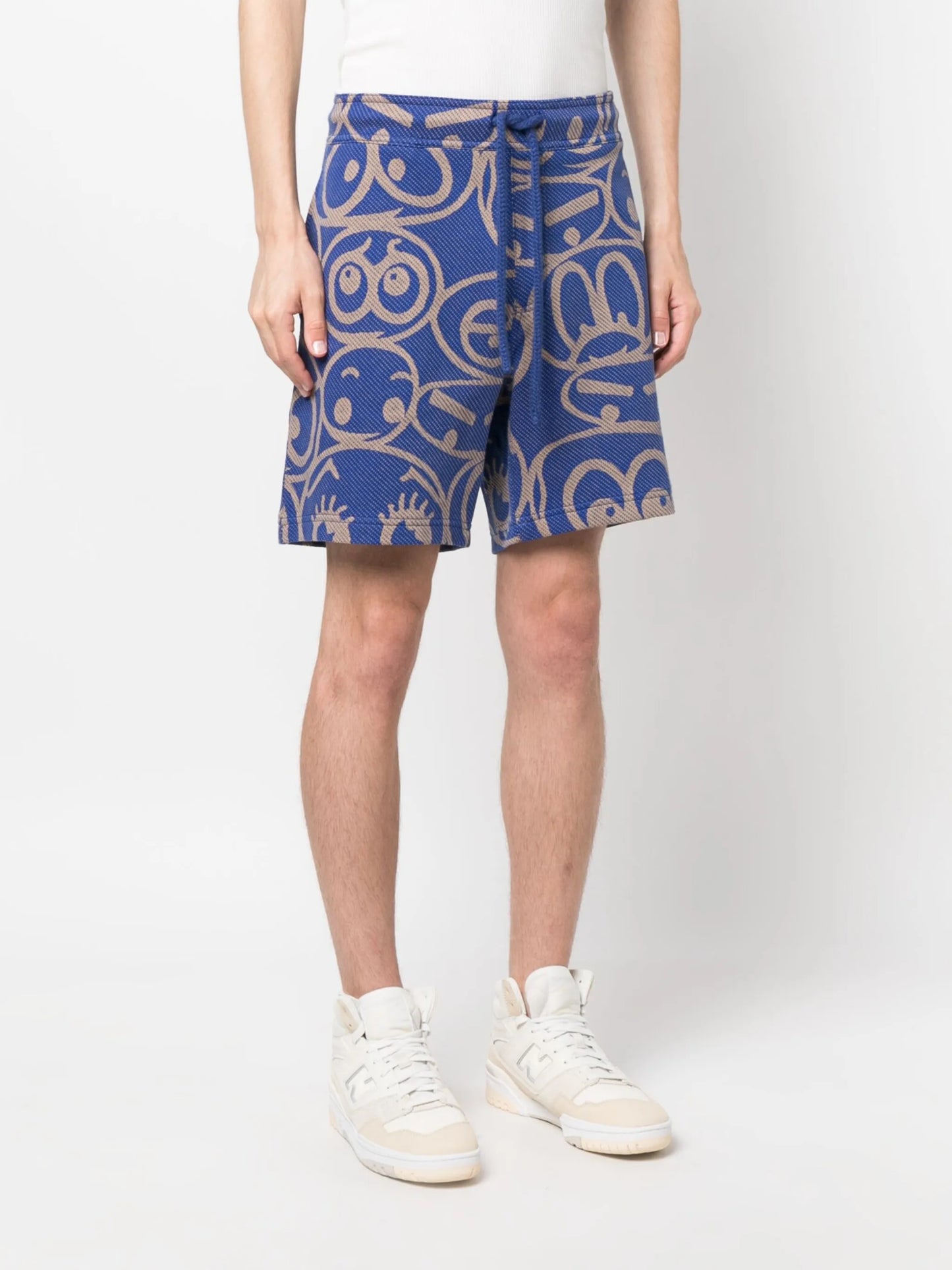 graphic-print bermuda shorts