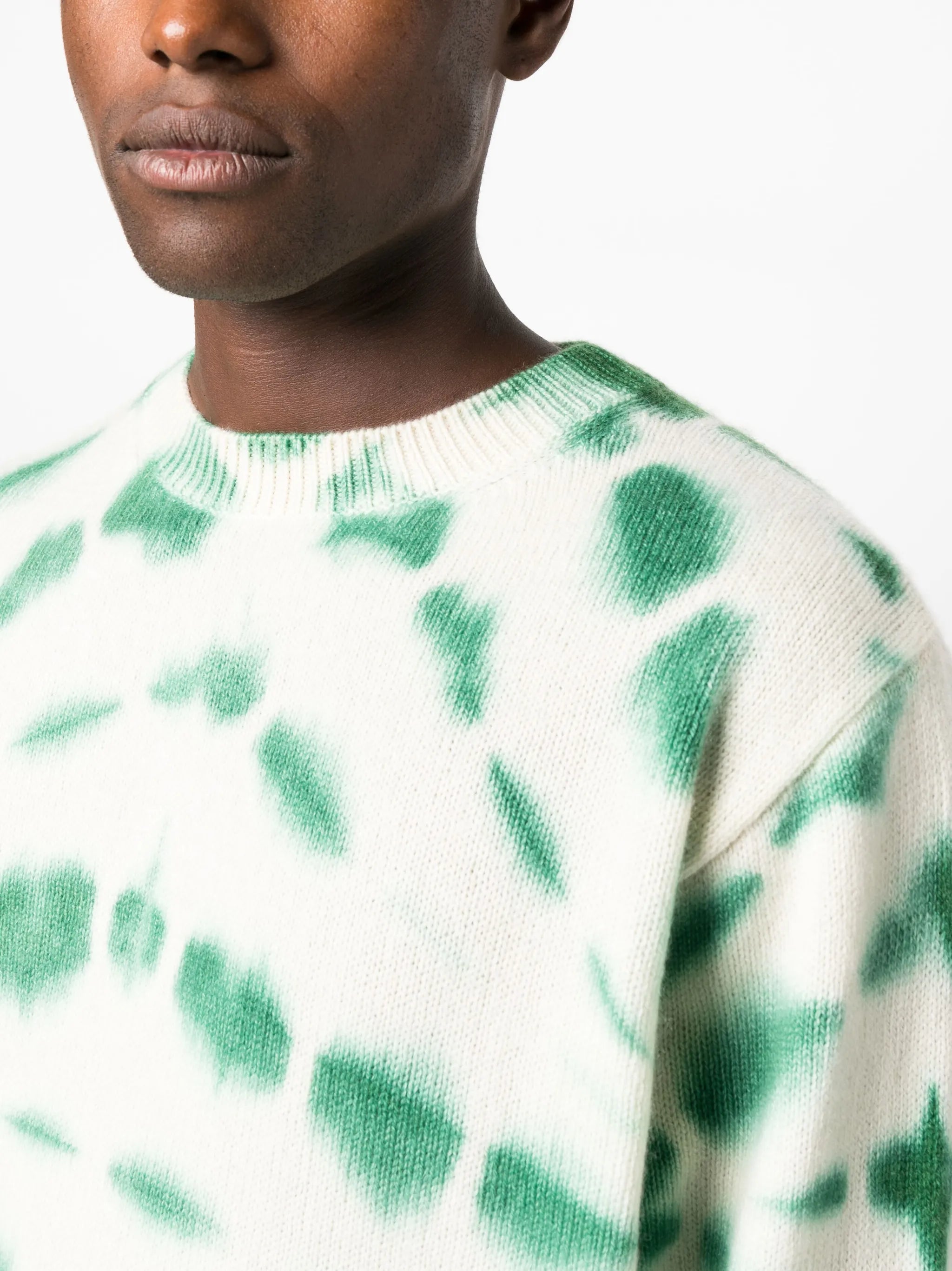 Web Flare cashmere jumper