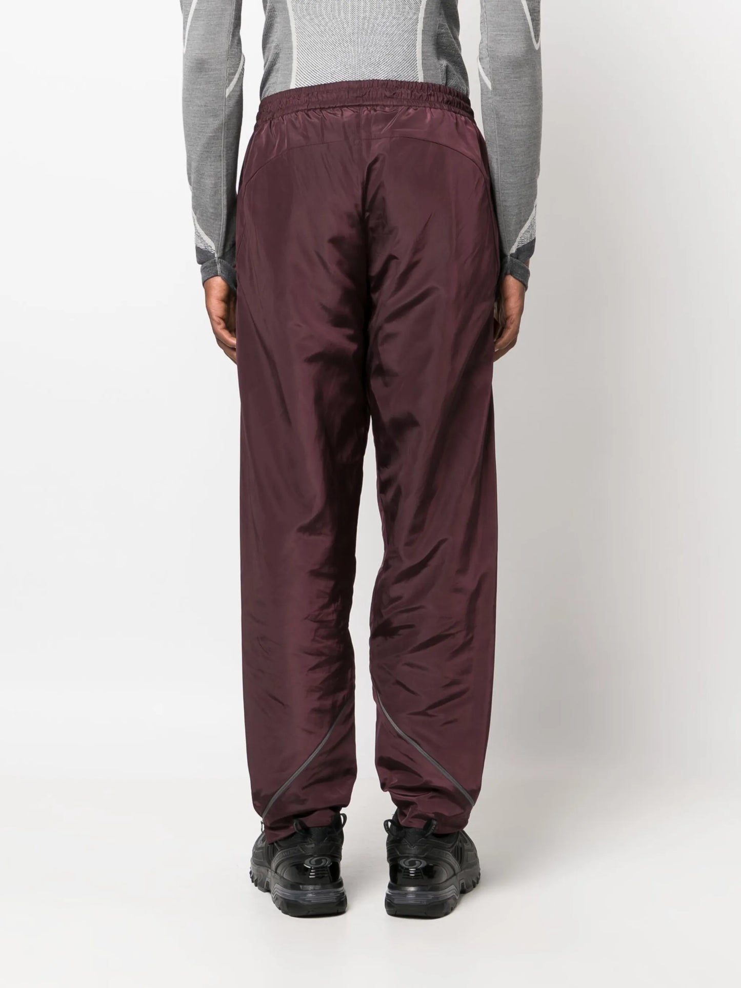 zip-details track pants