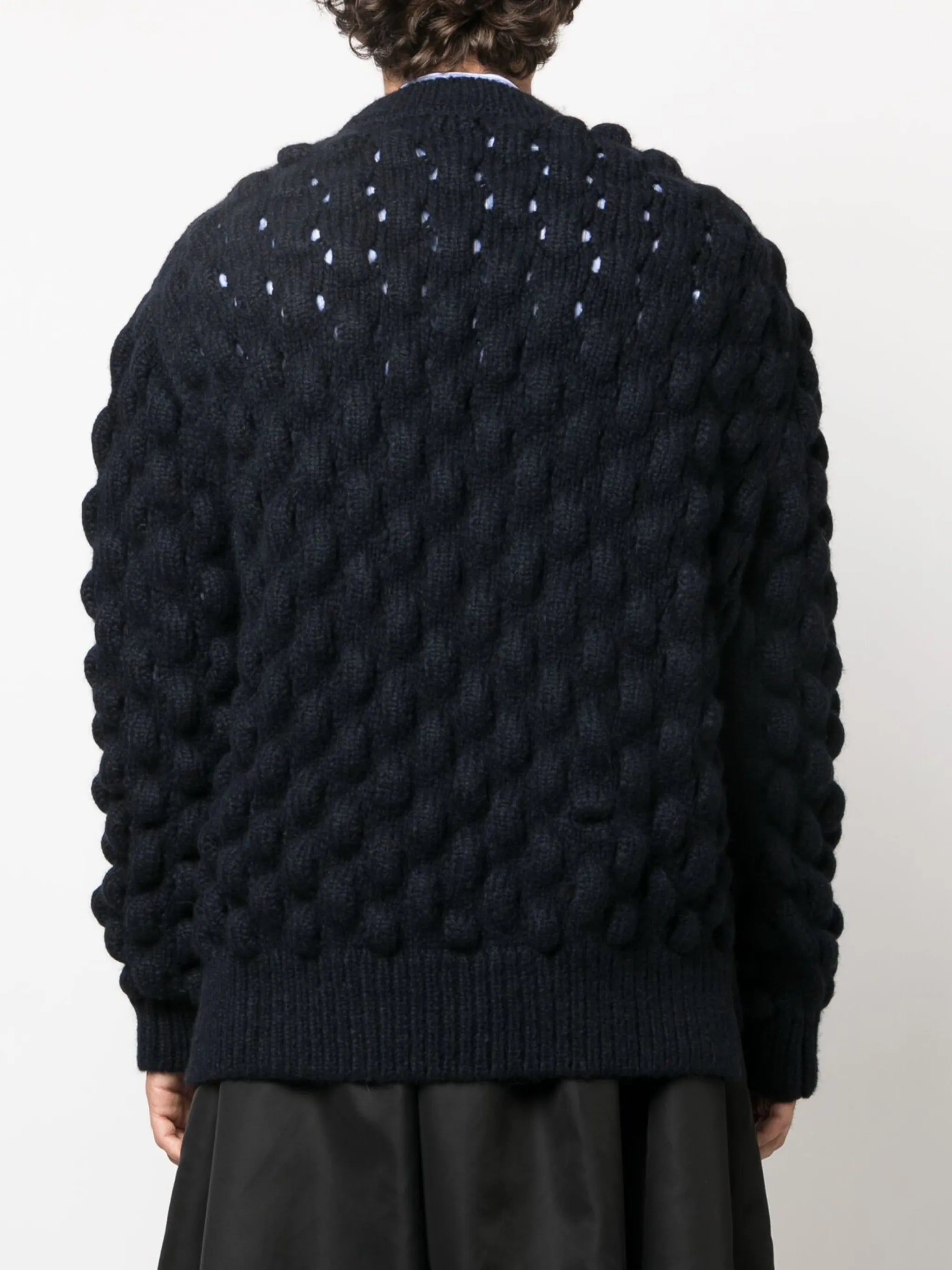 oversized bubble knitted jumper