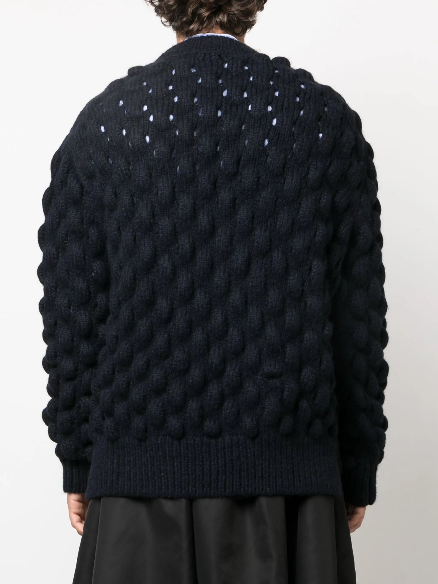 oversized bubble knitted jumper