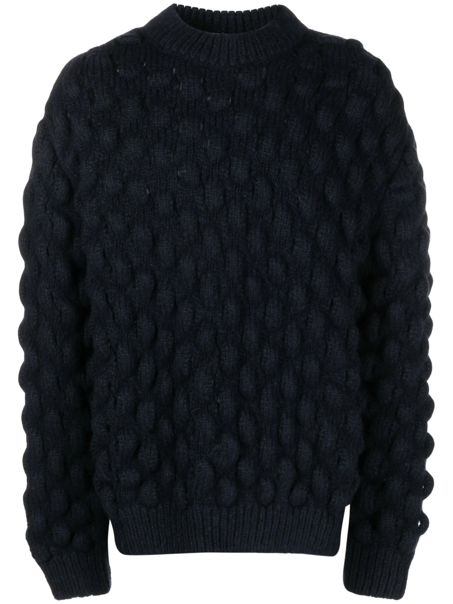 oversized bubble knitted jumper