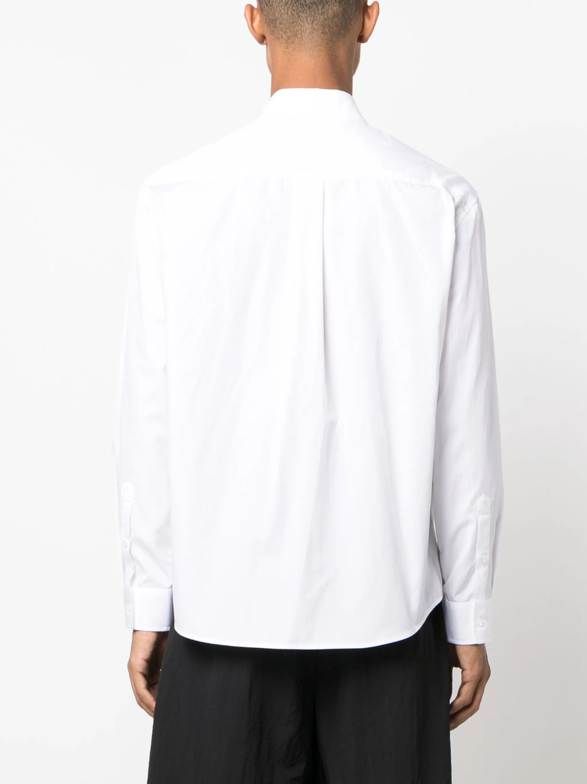 crystal-embellished cotton shirt