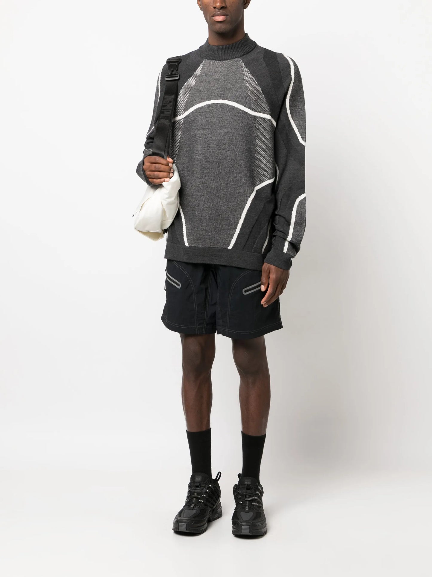 intarsia-knit merino-wool jumper