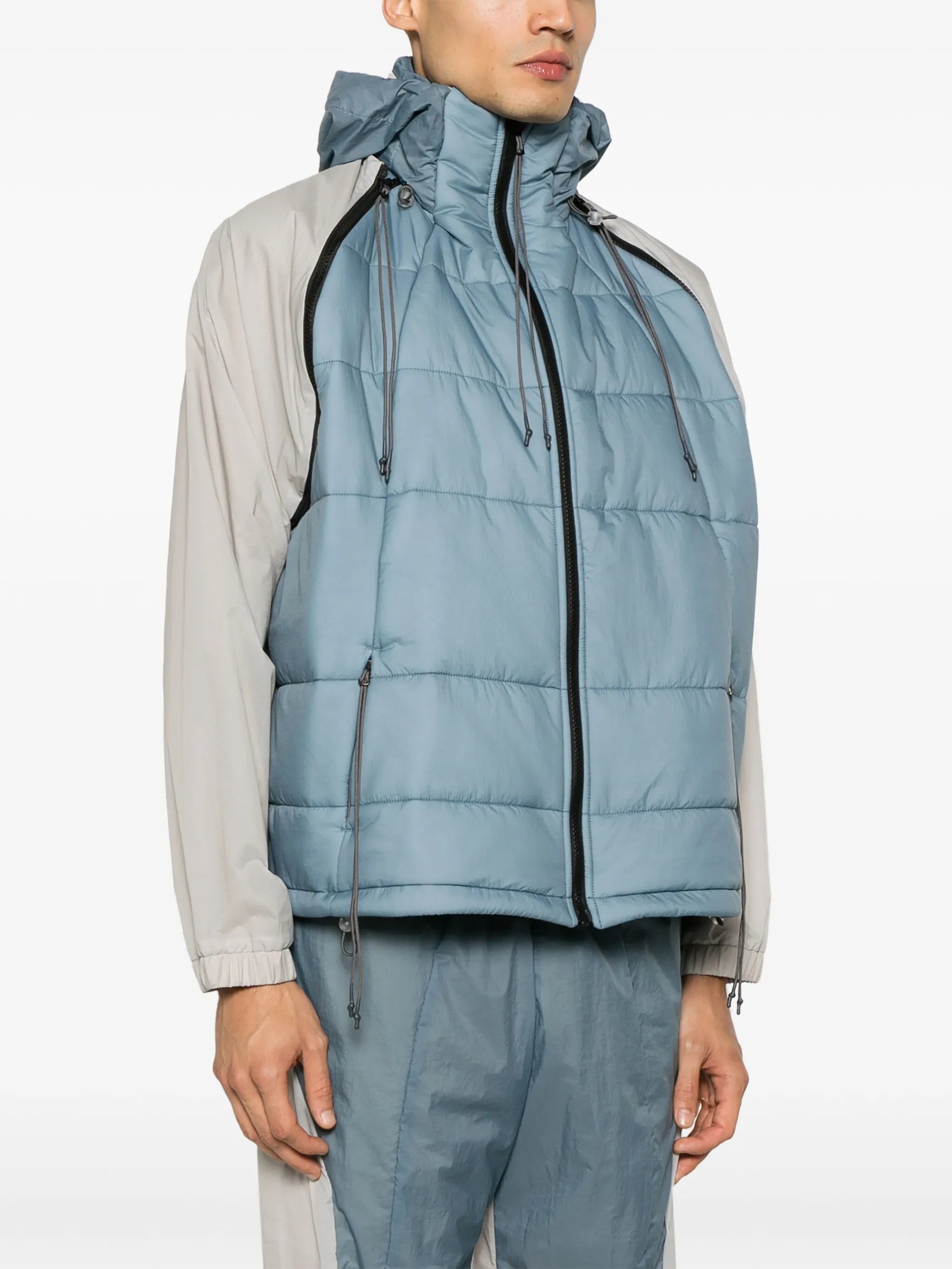 Transformable puffer jacket