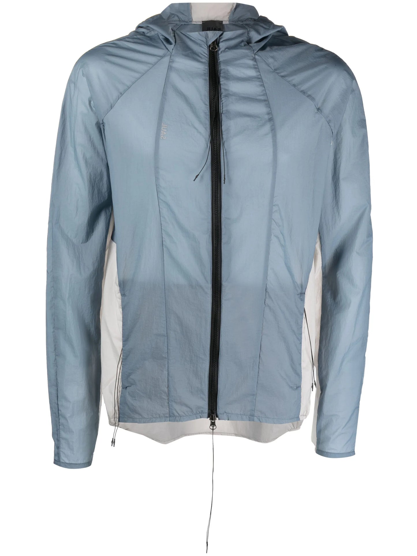 hooded zip-up lightweight jacket