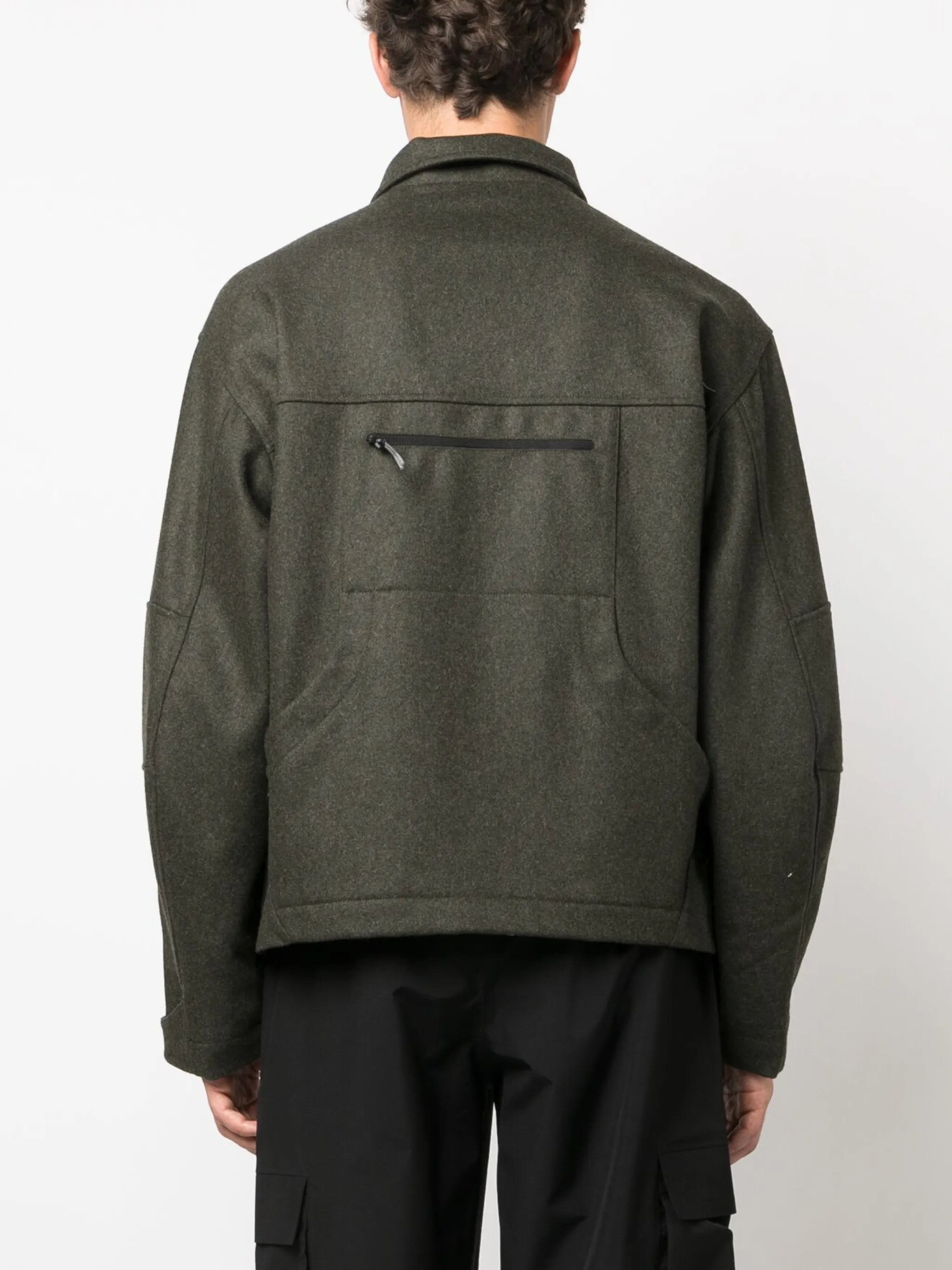 zip-up shirt jacket