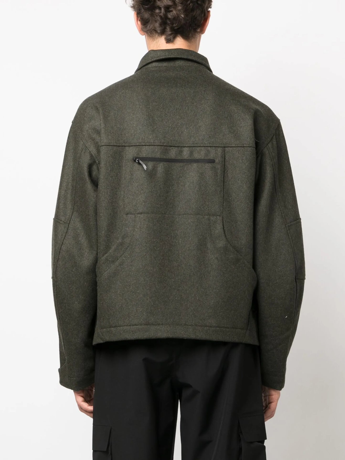 zip-up shirt jacket