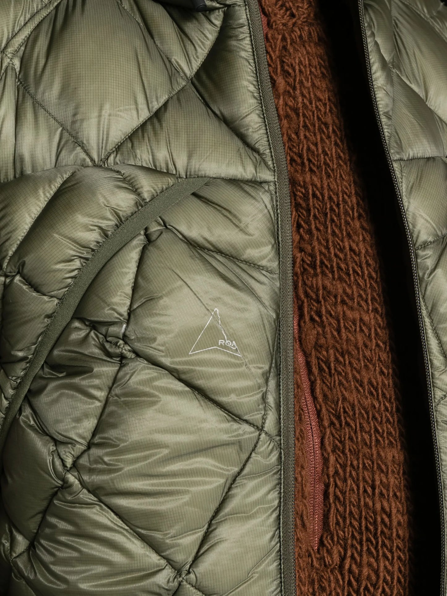 hooded padded gilet