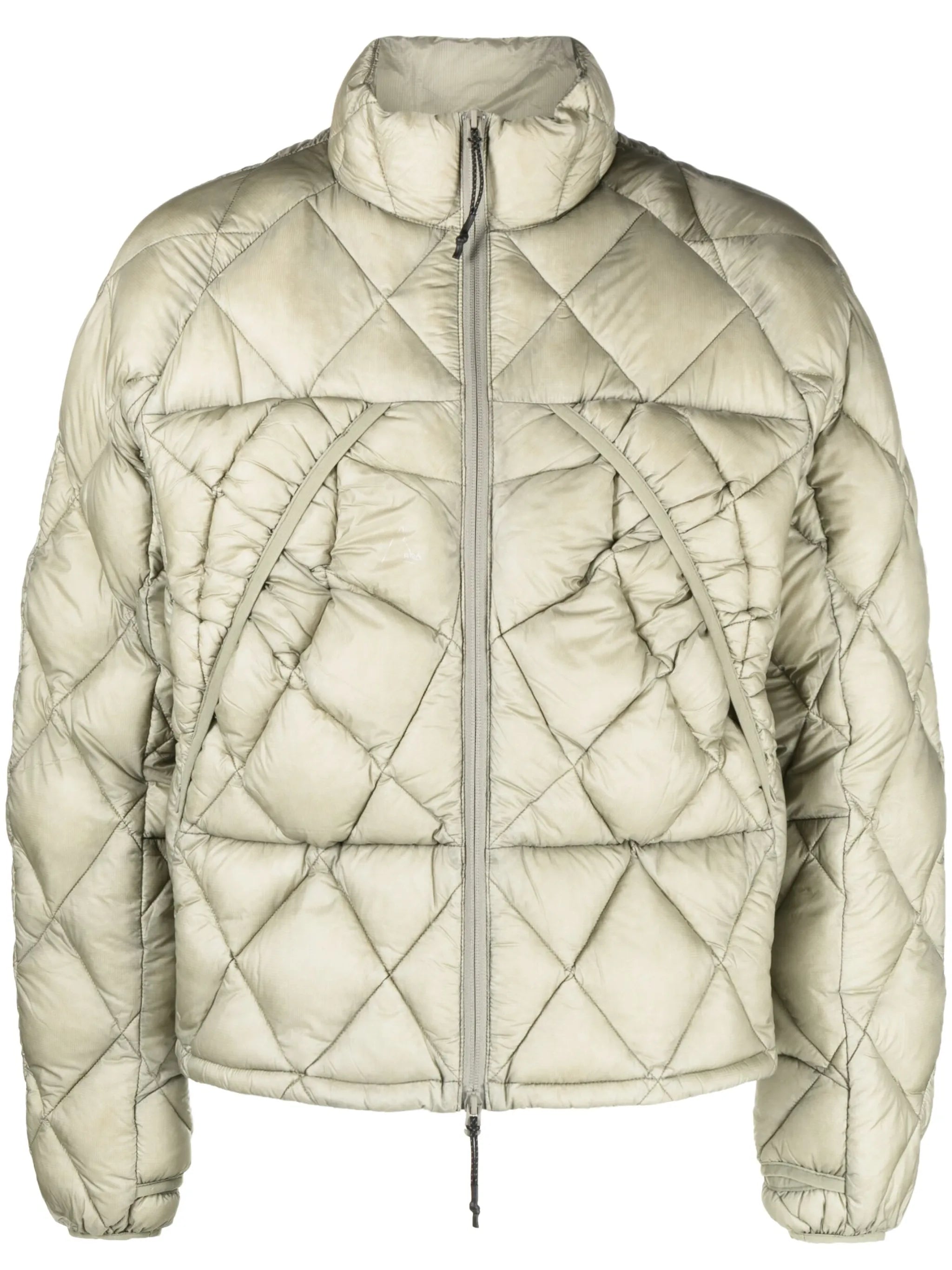 zip-up padded jacket