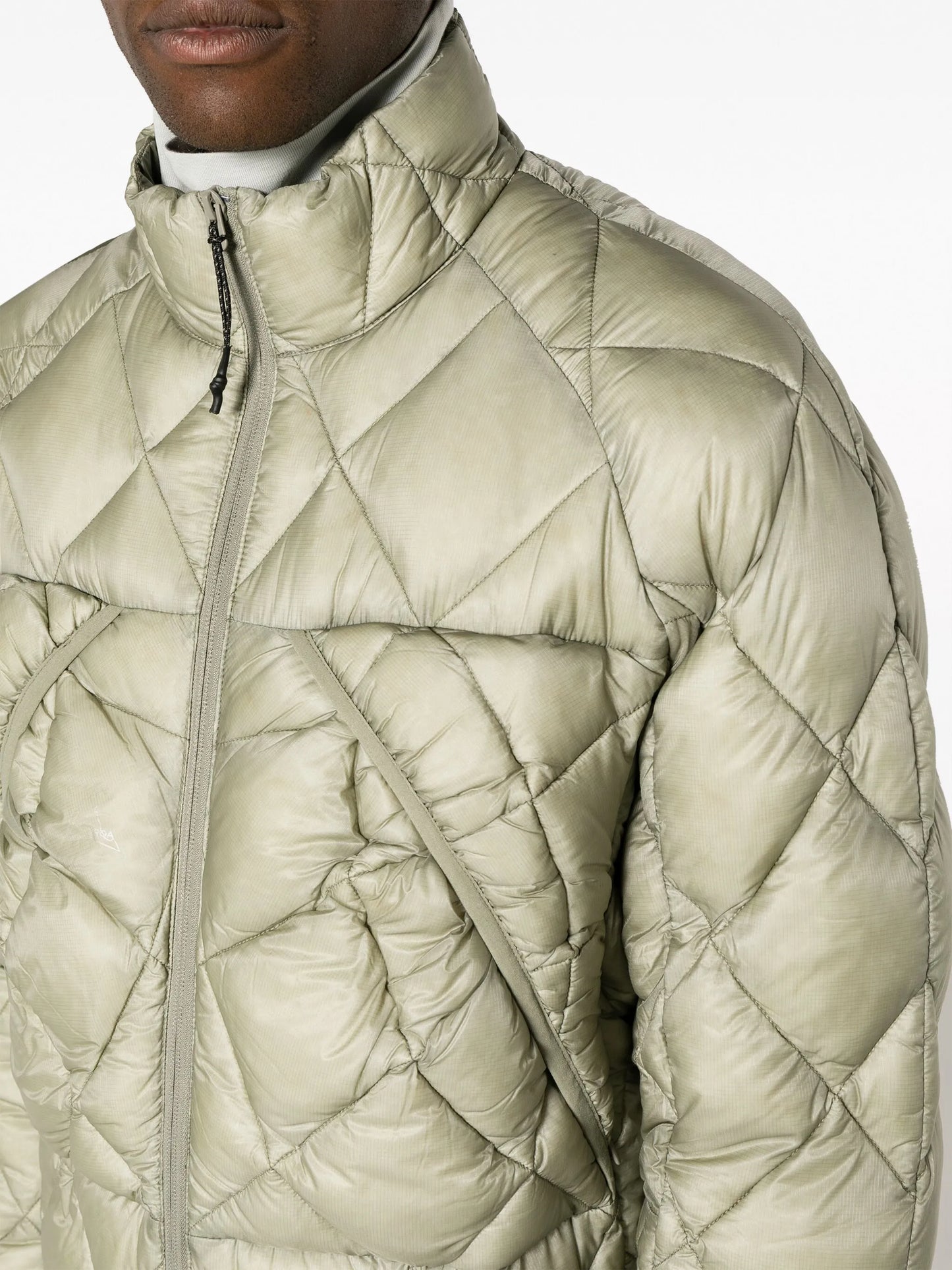 zip-up padded jacket