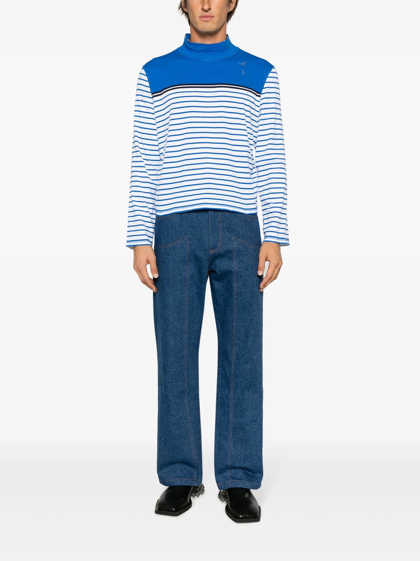 Artist striped T-shirt