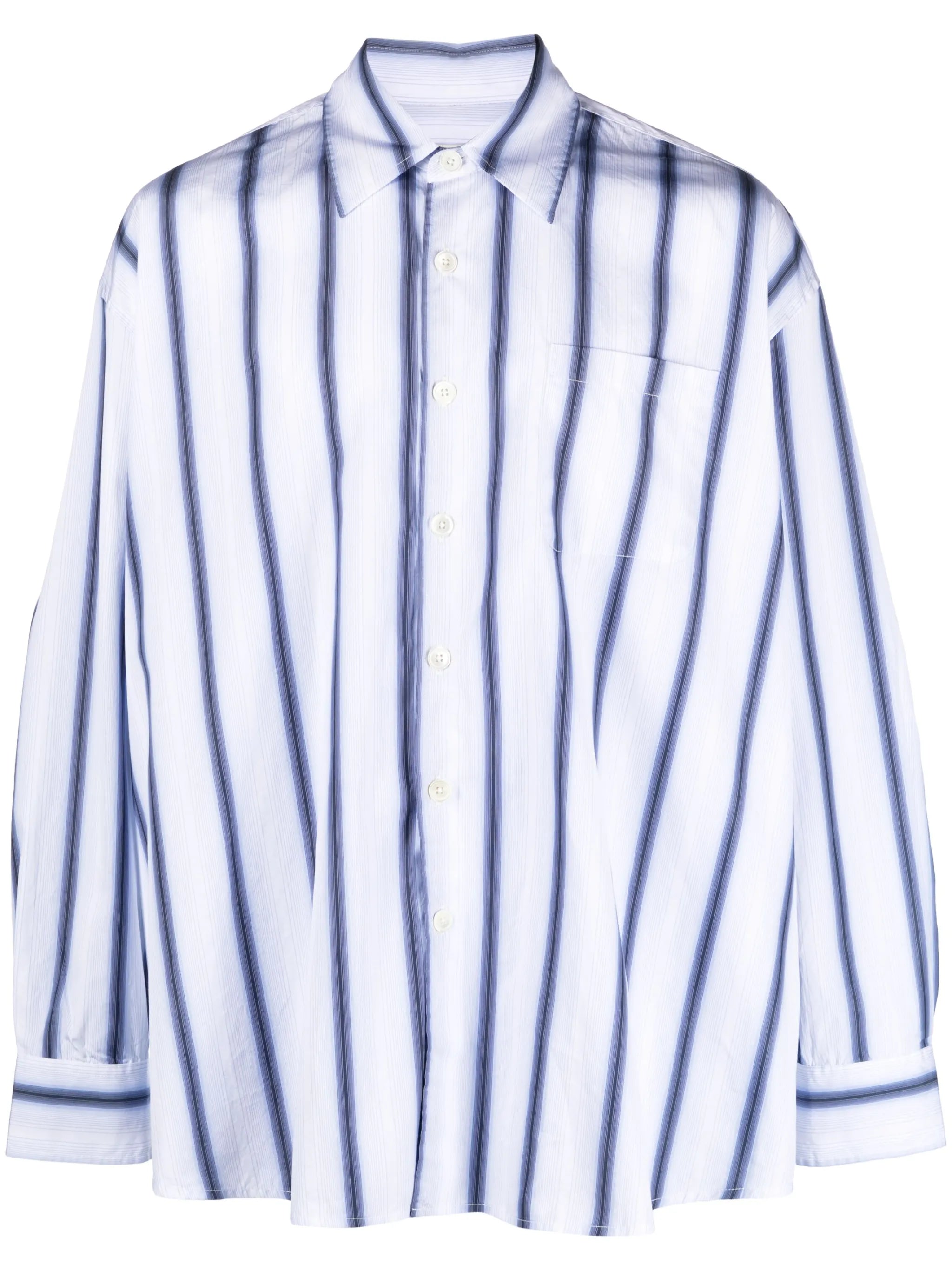 Borrowed pinstripe shirt
