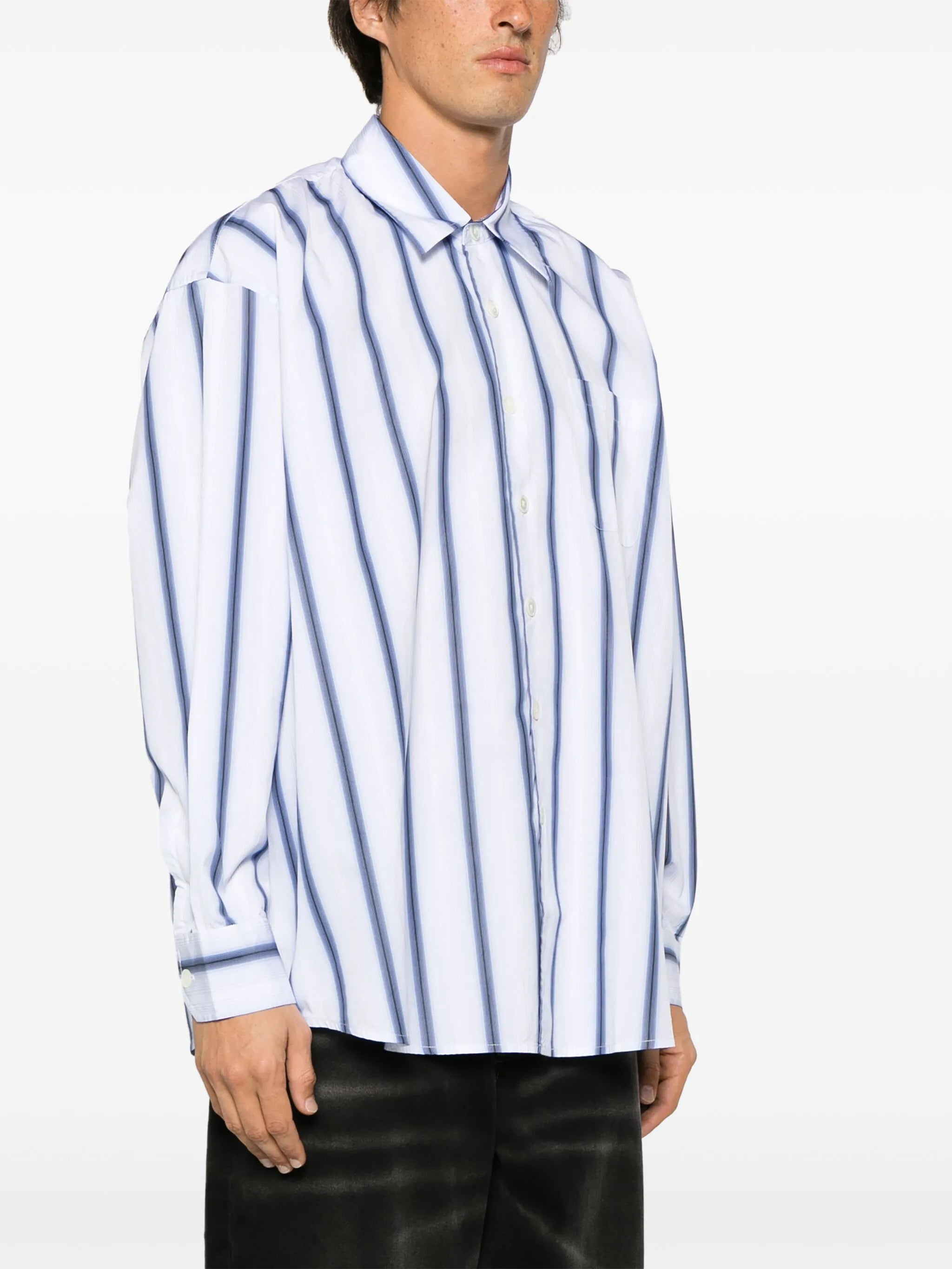 Borrowed pinstripe shirt