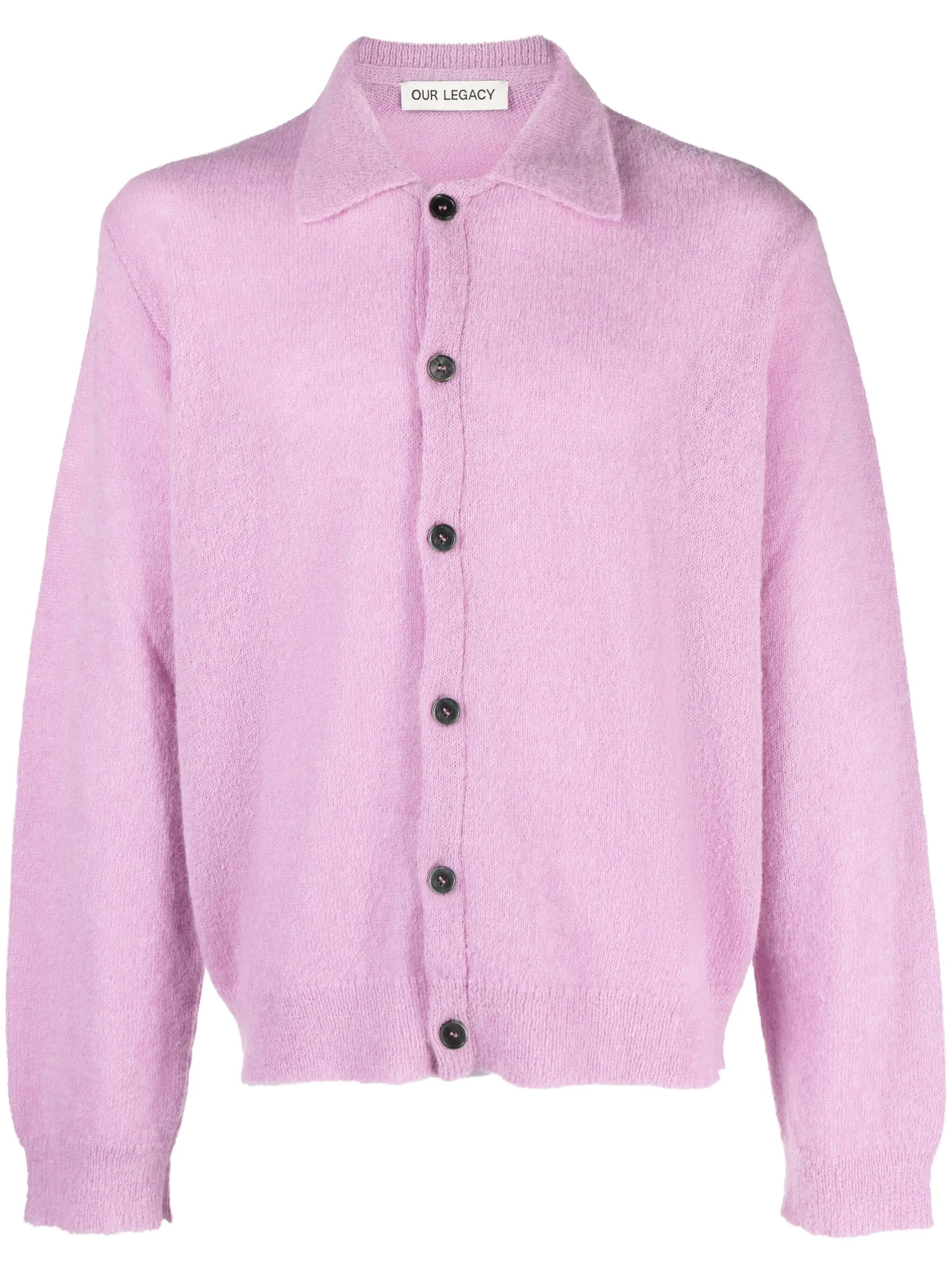 Evening knitted polo shirt