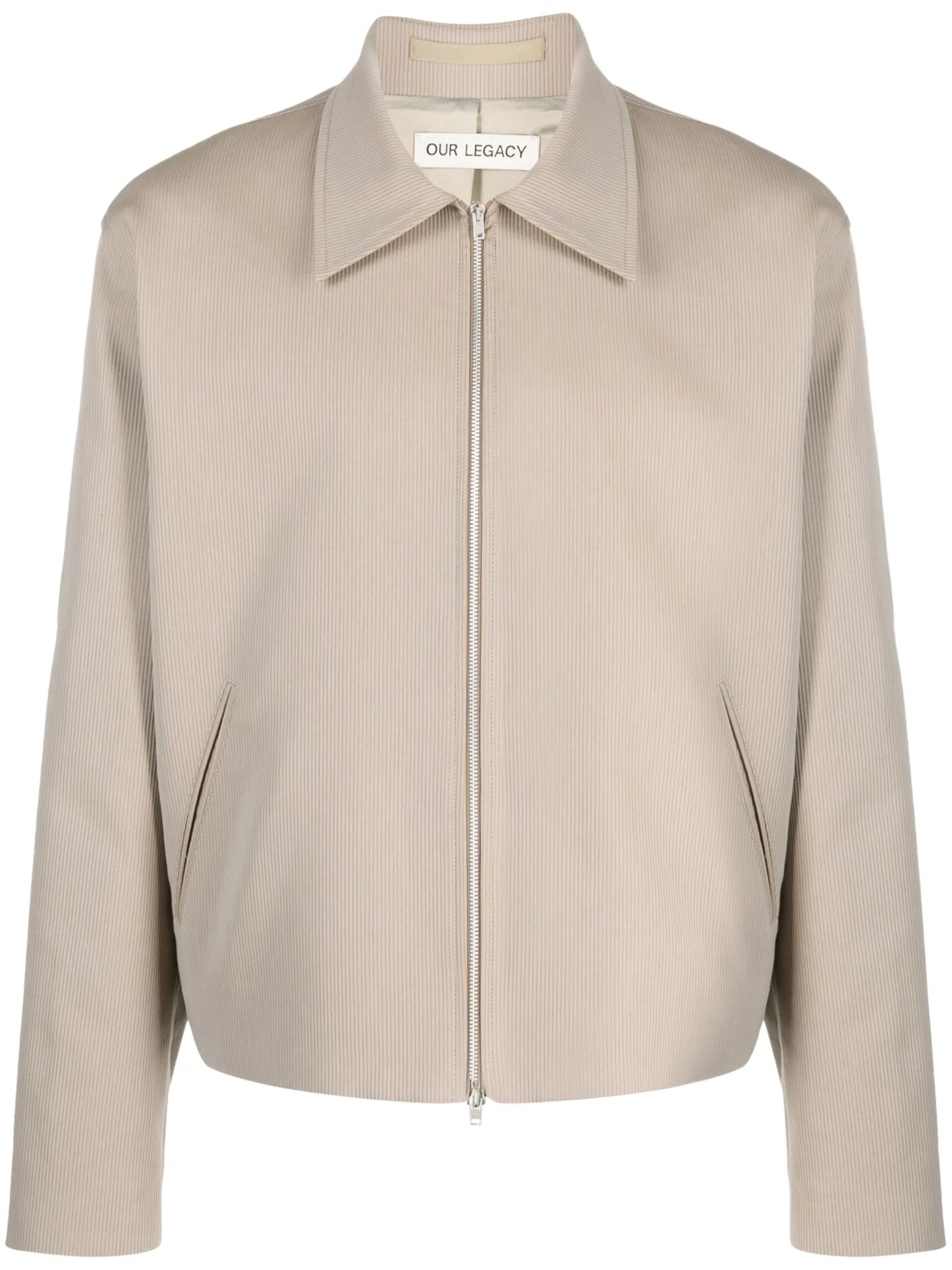 Mini corduroy zip-up jacket