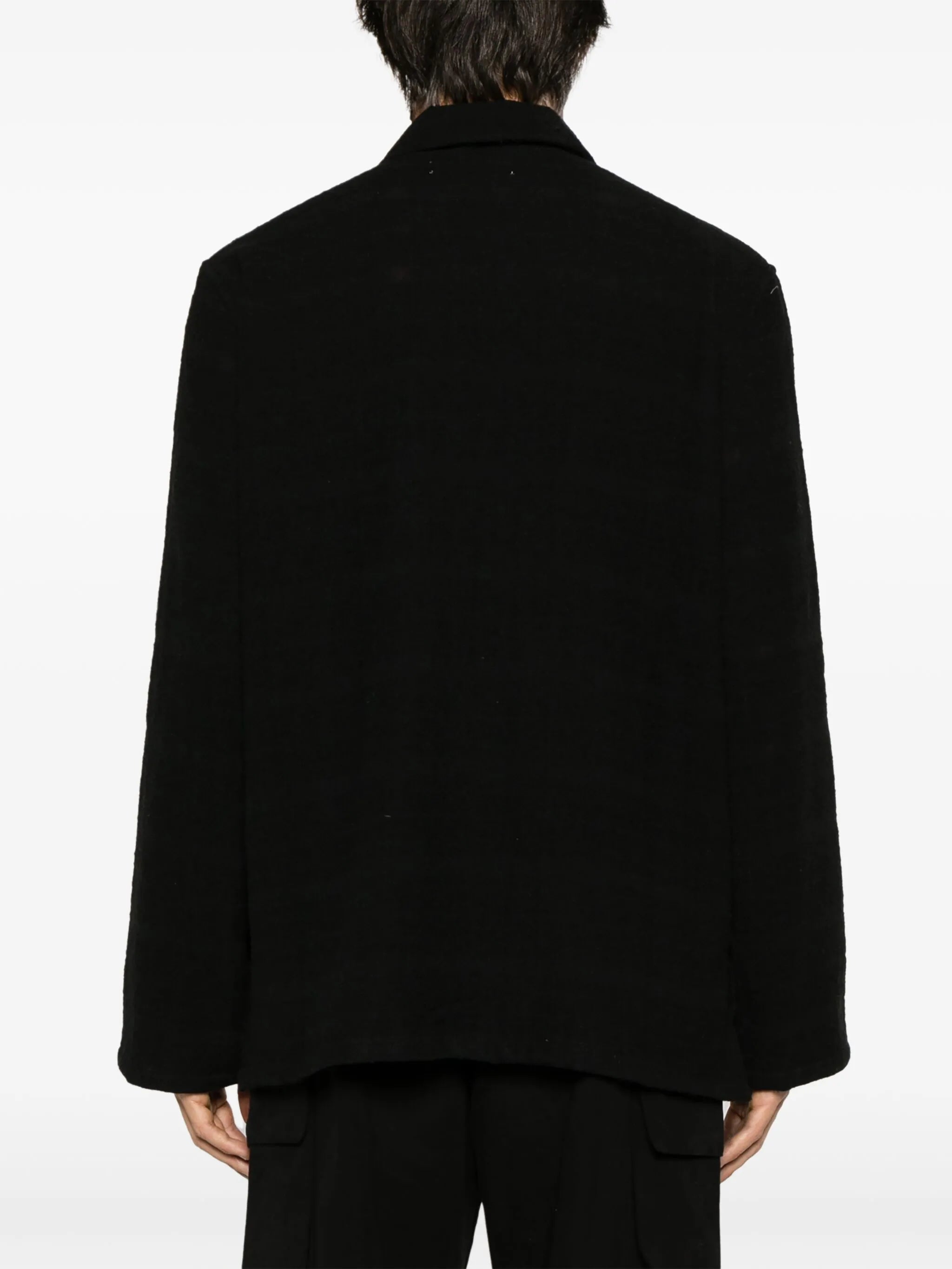 Maven felted shirt jacket