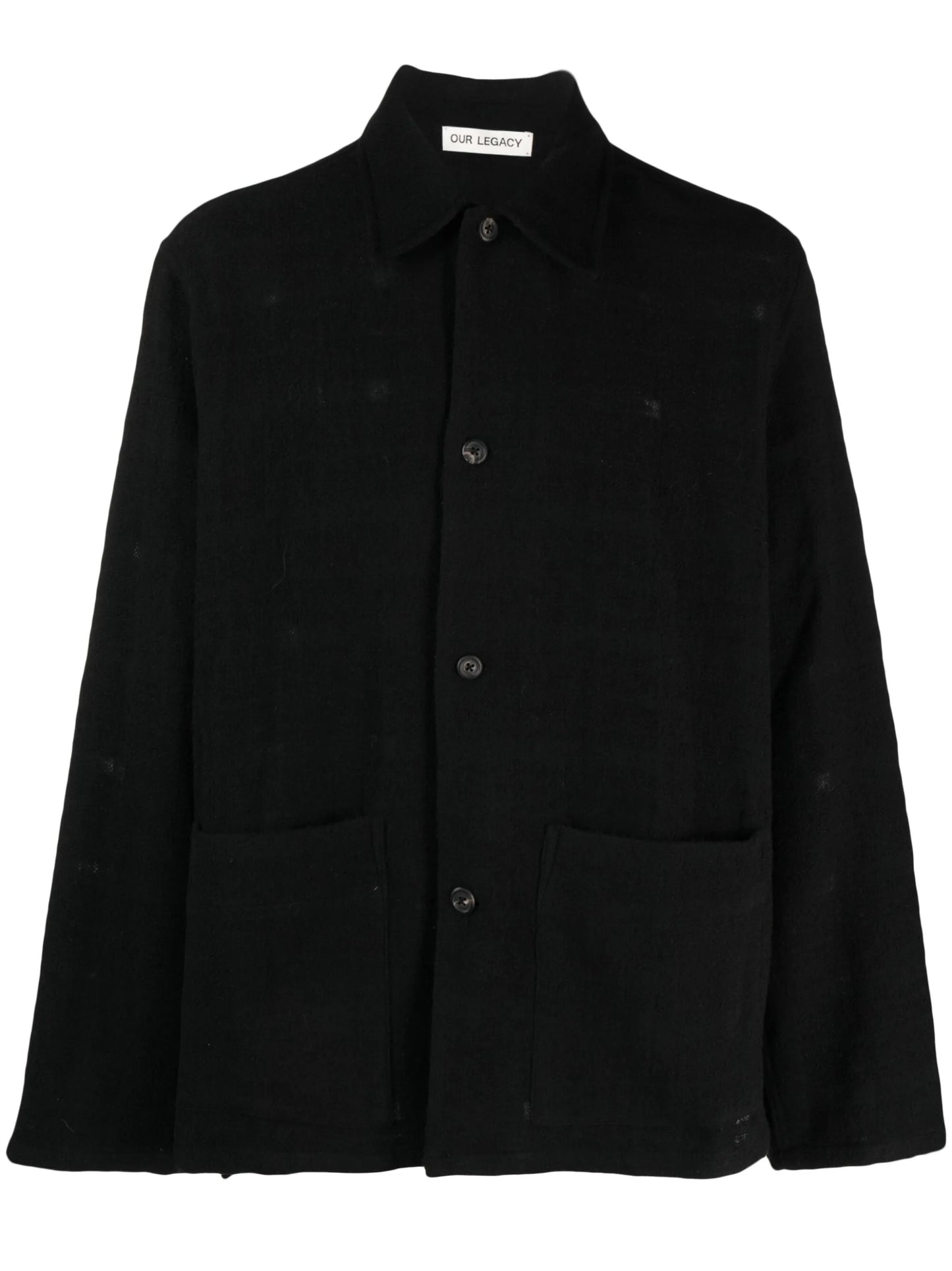 Maven felted shirt jacket
