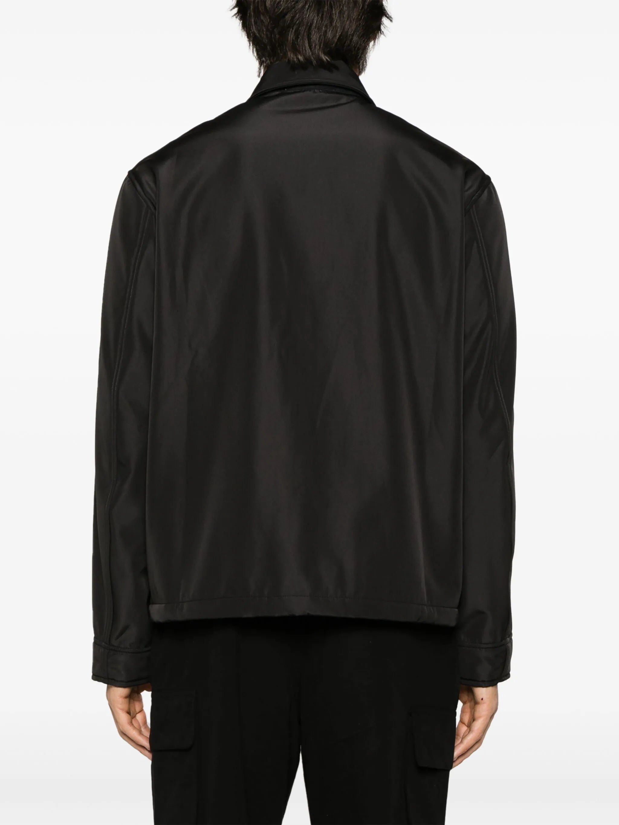 Evening Coach press-stud shirt jacket