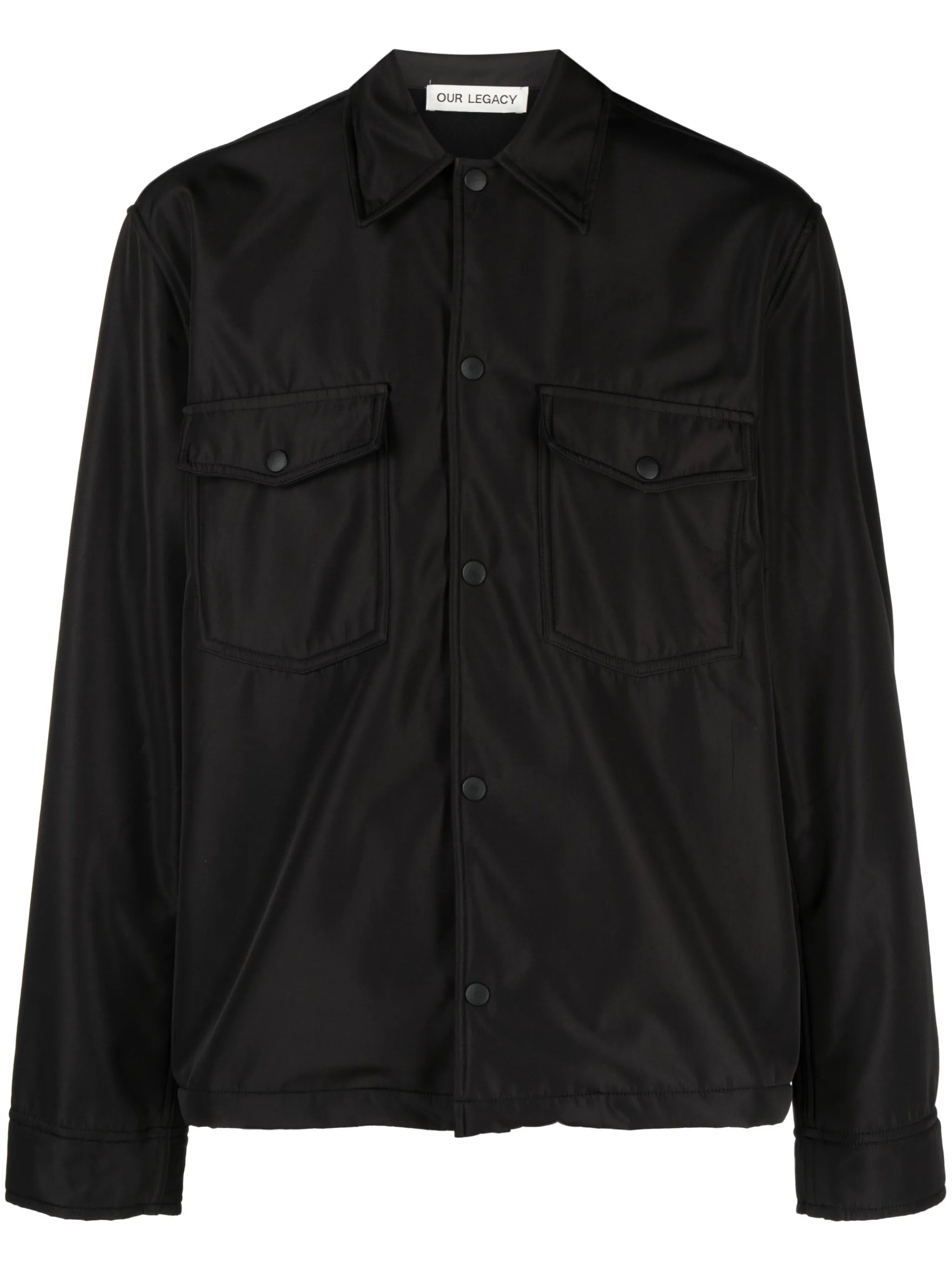 Evening Coach press-stud shirt jacket