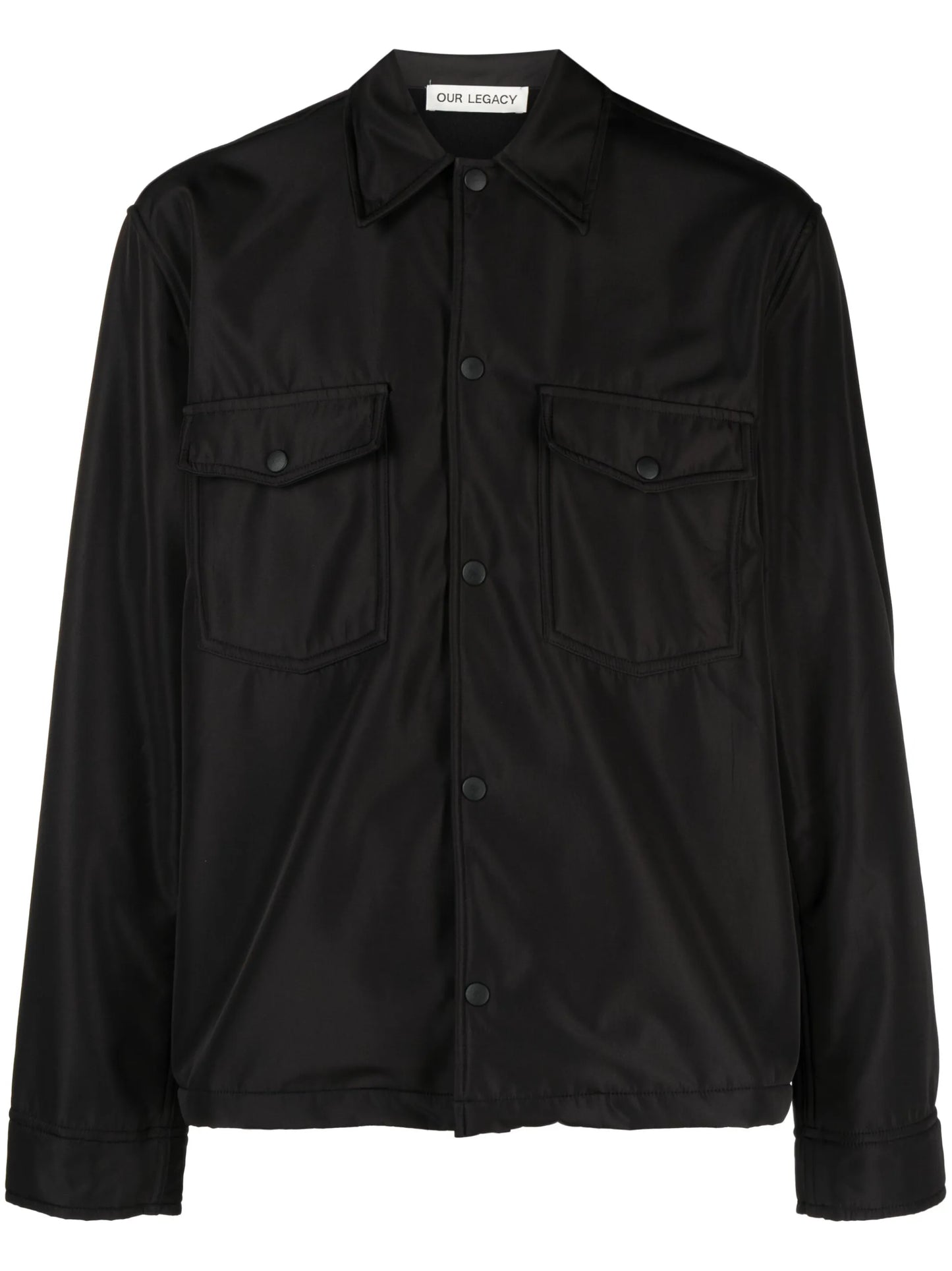 Evening Coach press-stud shirt jacket