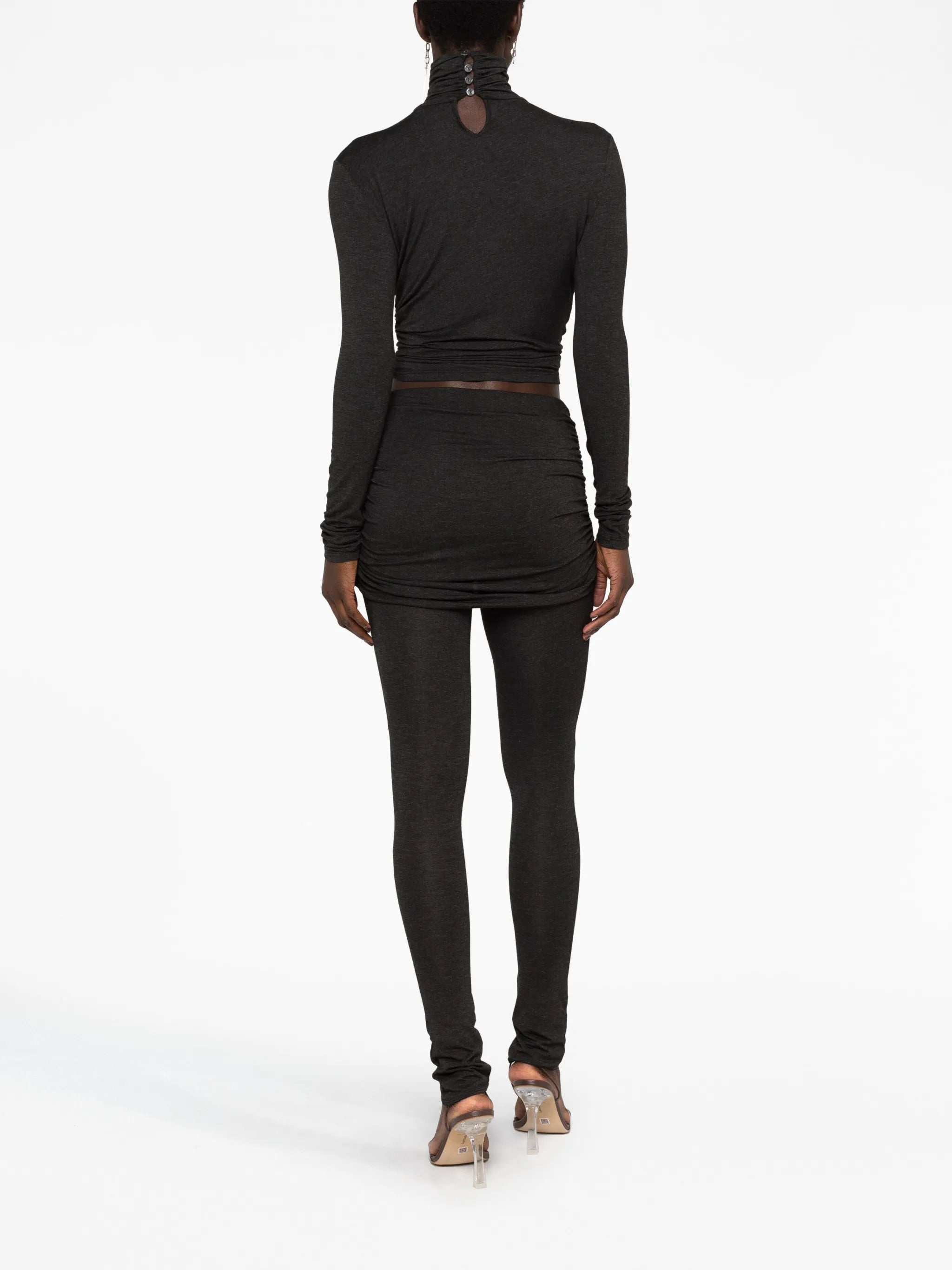 cut-out  jersey top