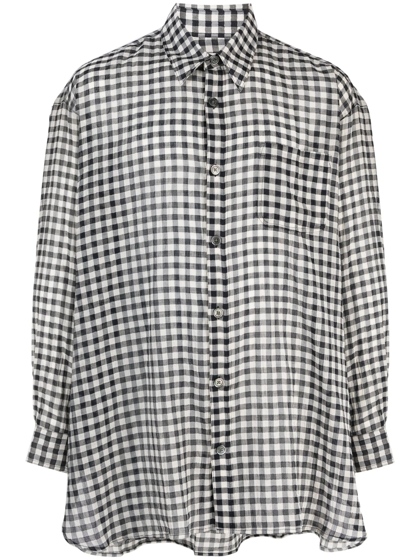 Darling checkerboard-print shirt