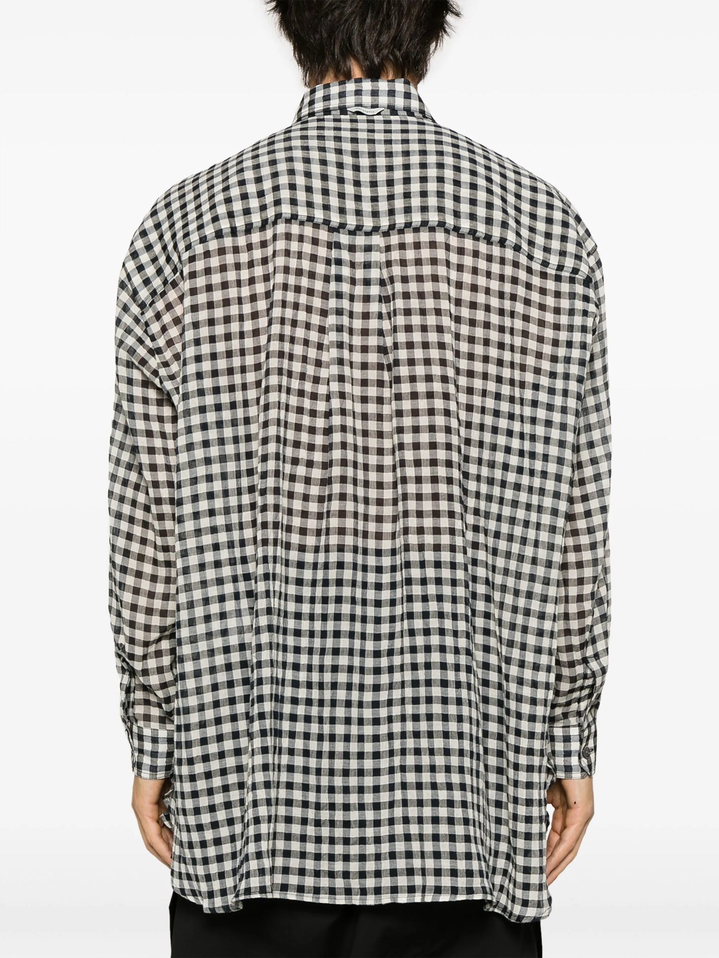 Darling checkerboard-print shirt