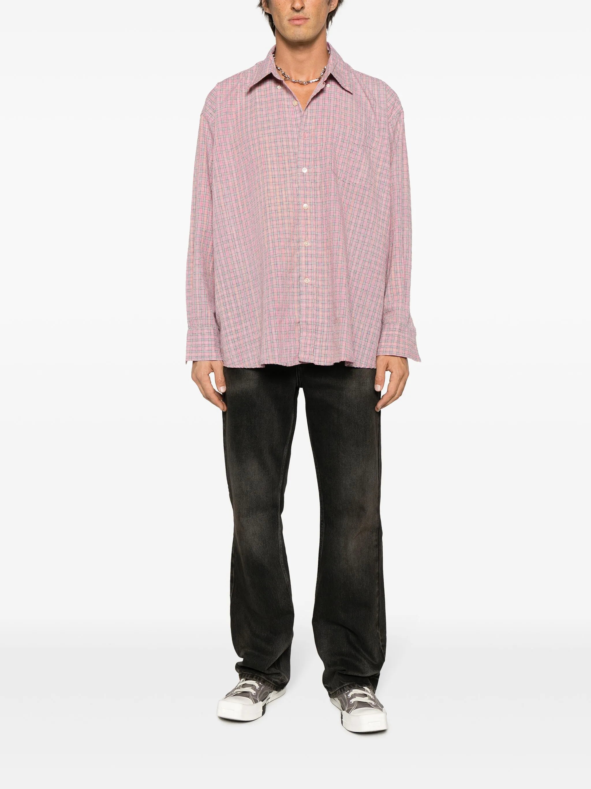 Borrowed BD plaid shirt