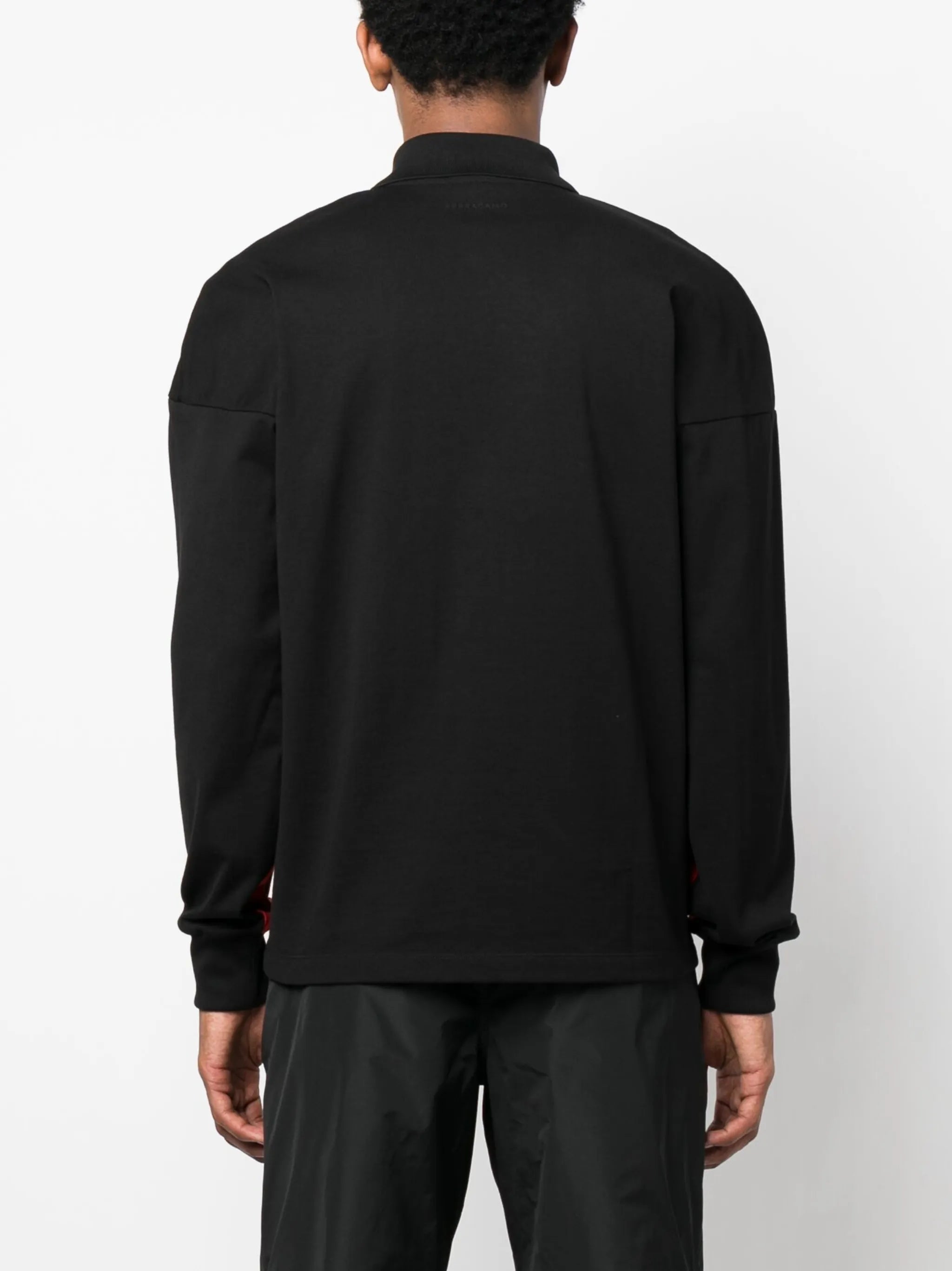 long-sleeve polo shirt