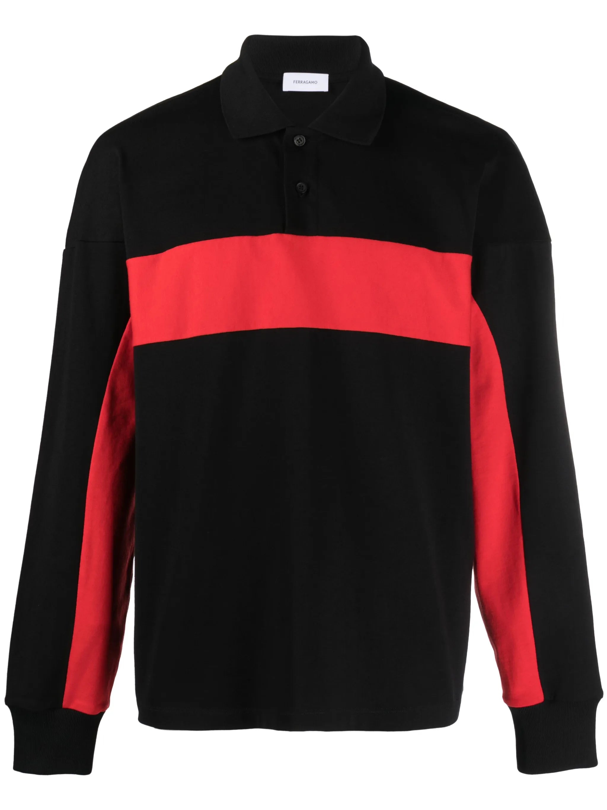 long-sleeve polo shirt