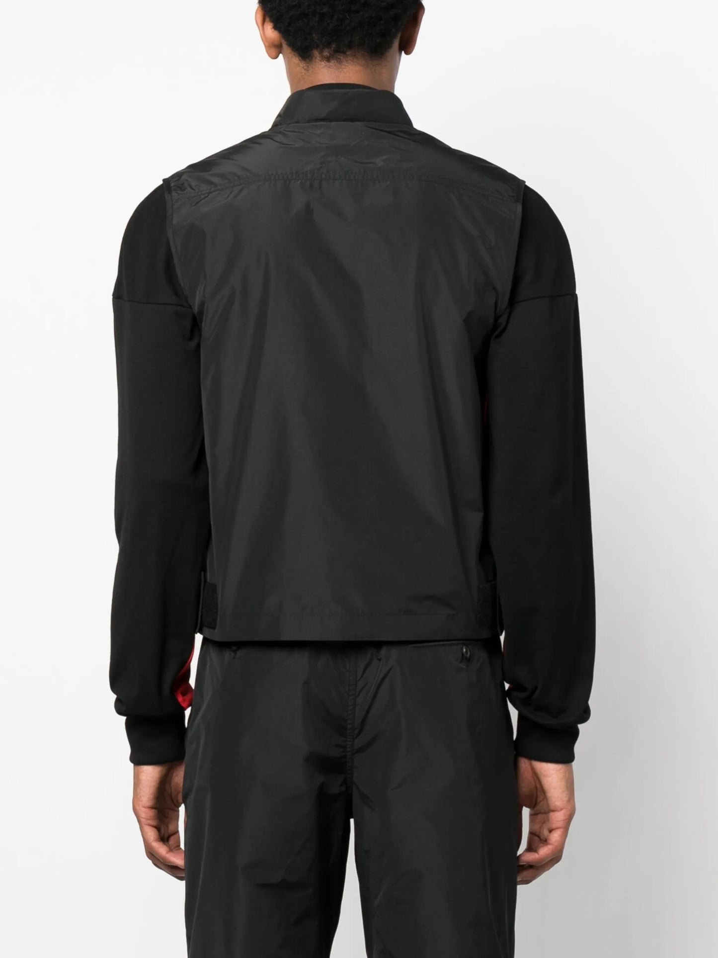 band-collar gilet