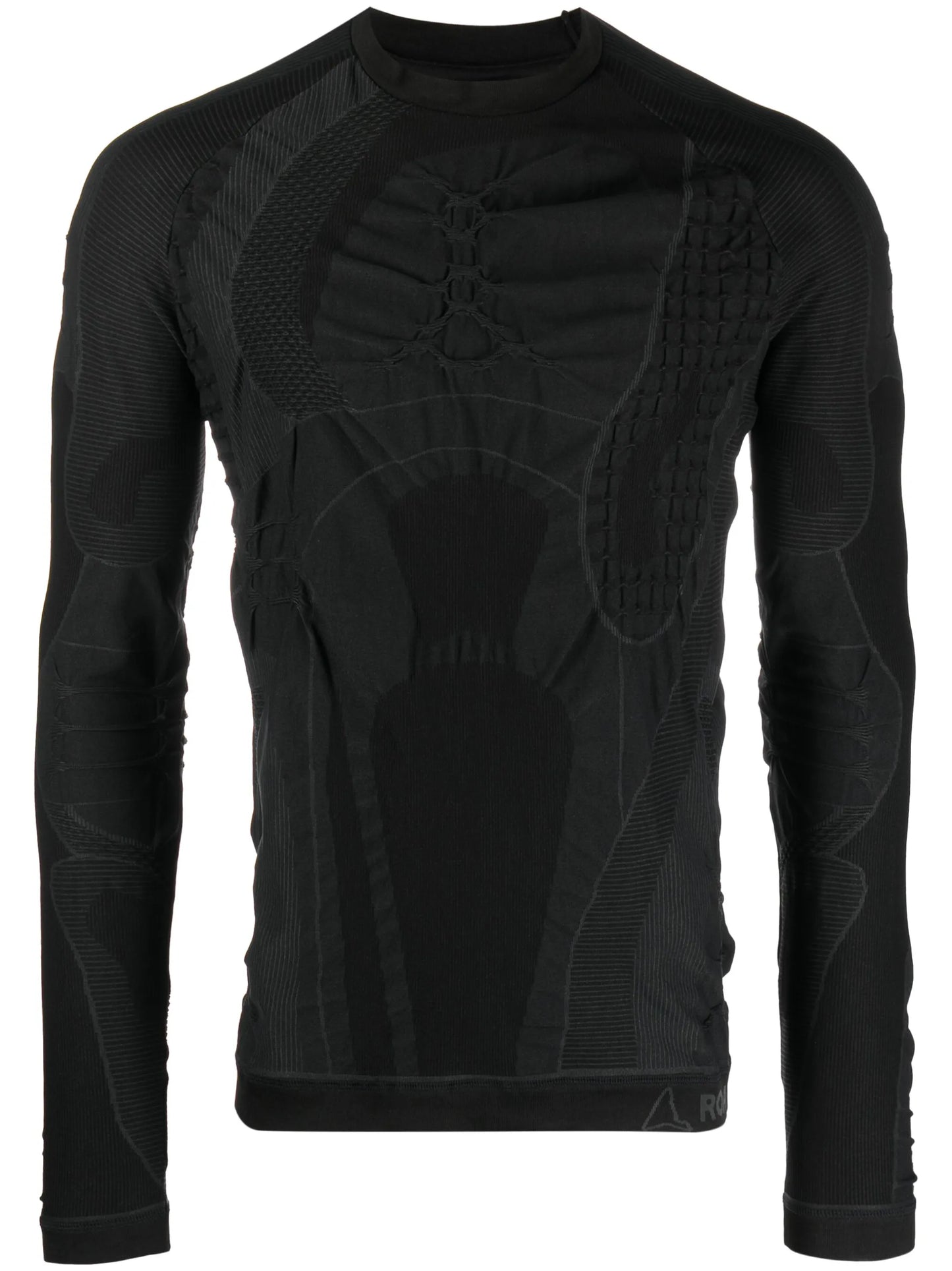 intarsia-knit stretch top