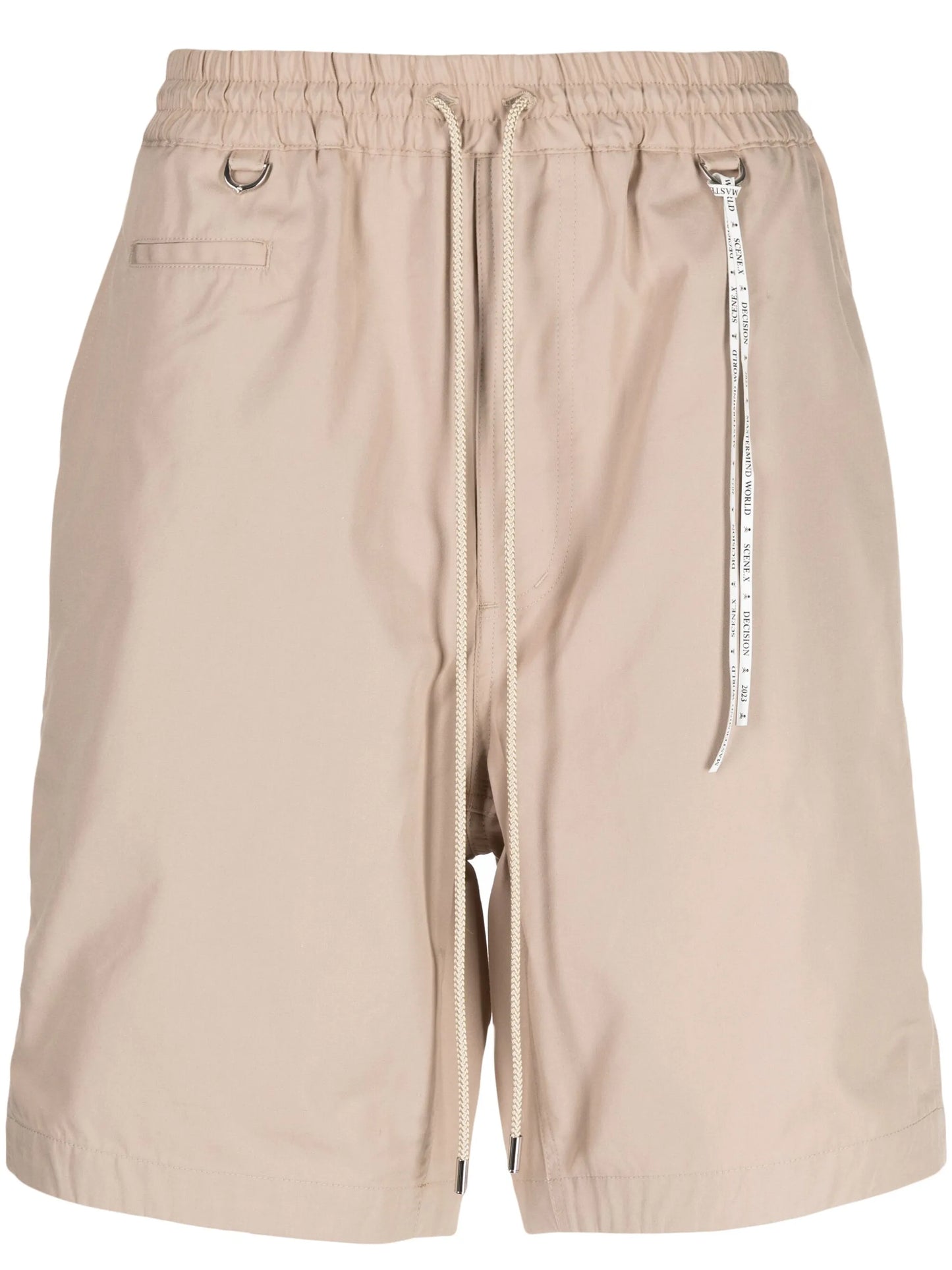 logo-print drawstring shorts