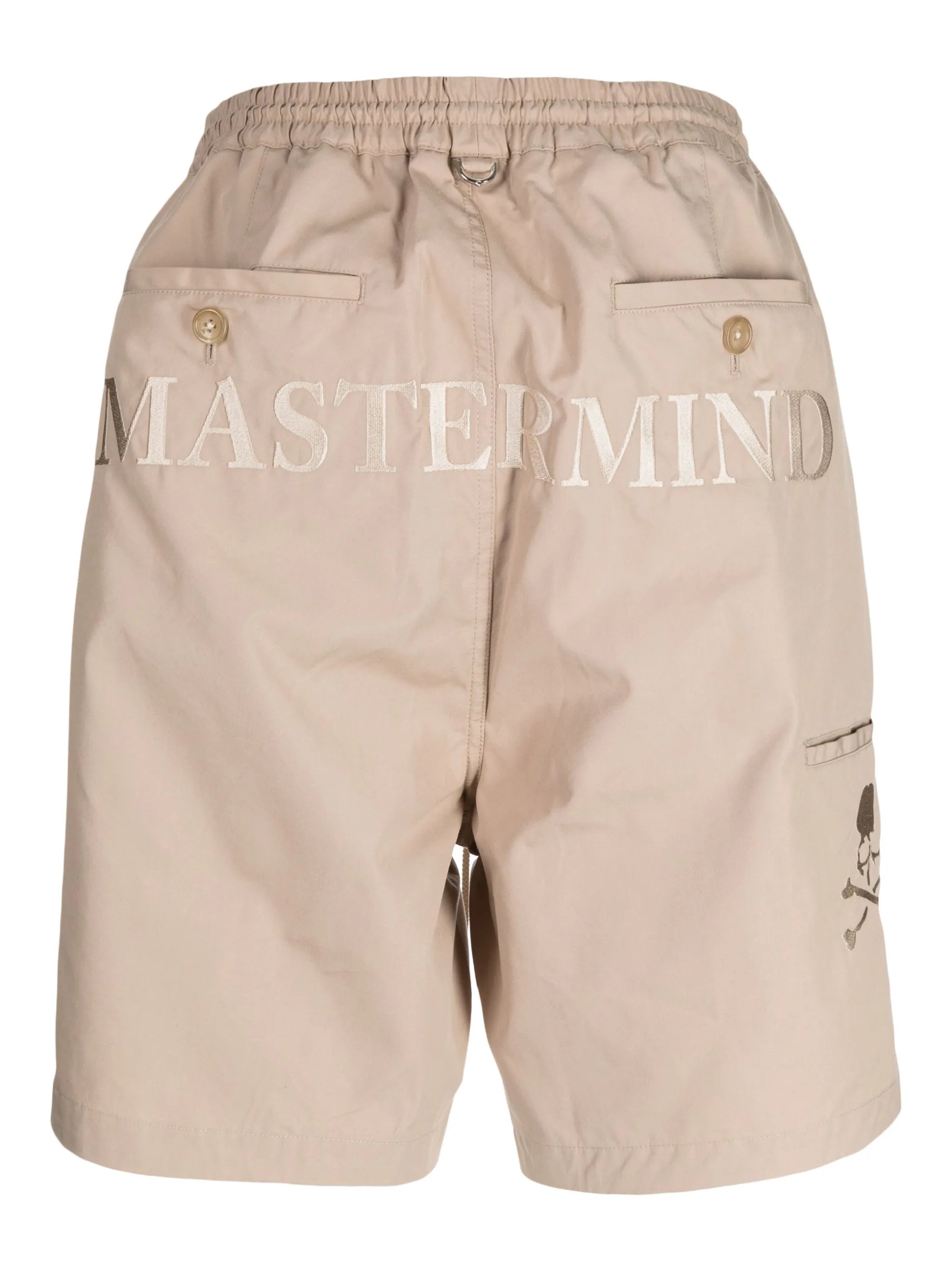 logo-print drawstring shorts